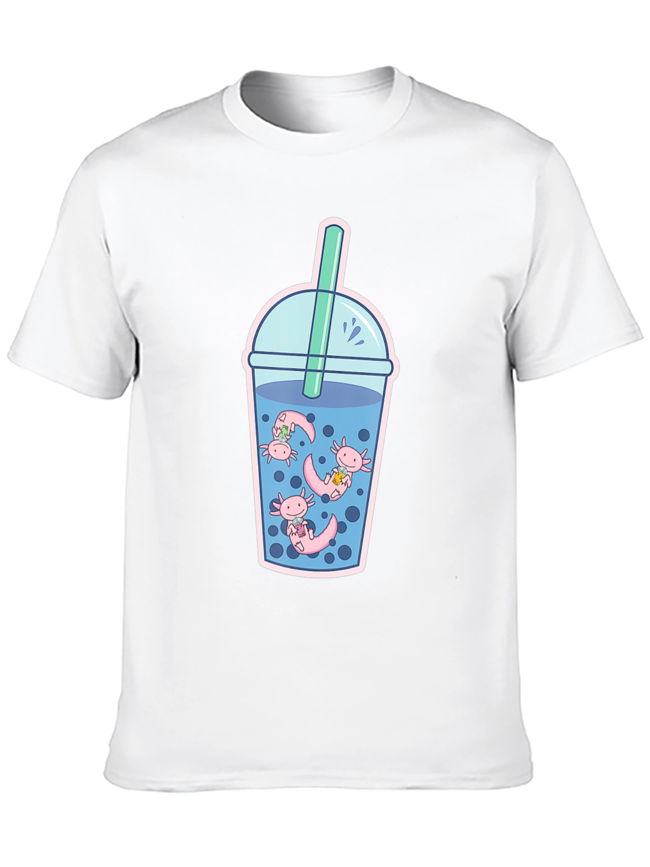 Axolotl Bubble Tea Graphic Tee