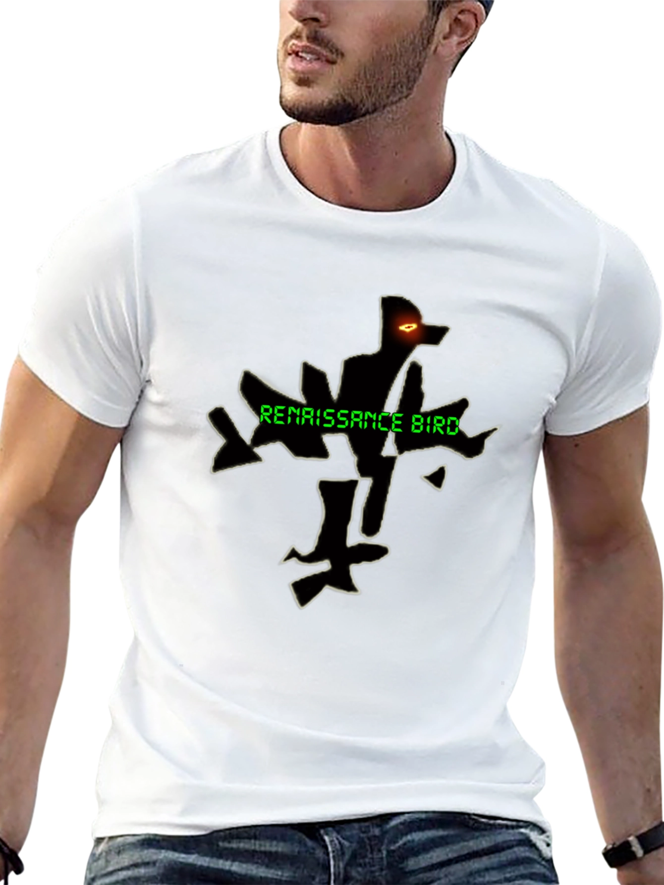 Renaissance Bird T-Shirt - Abstract Graphic Tee