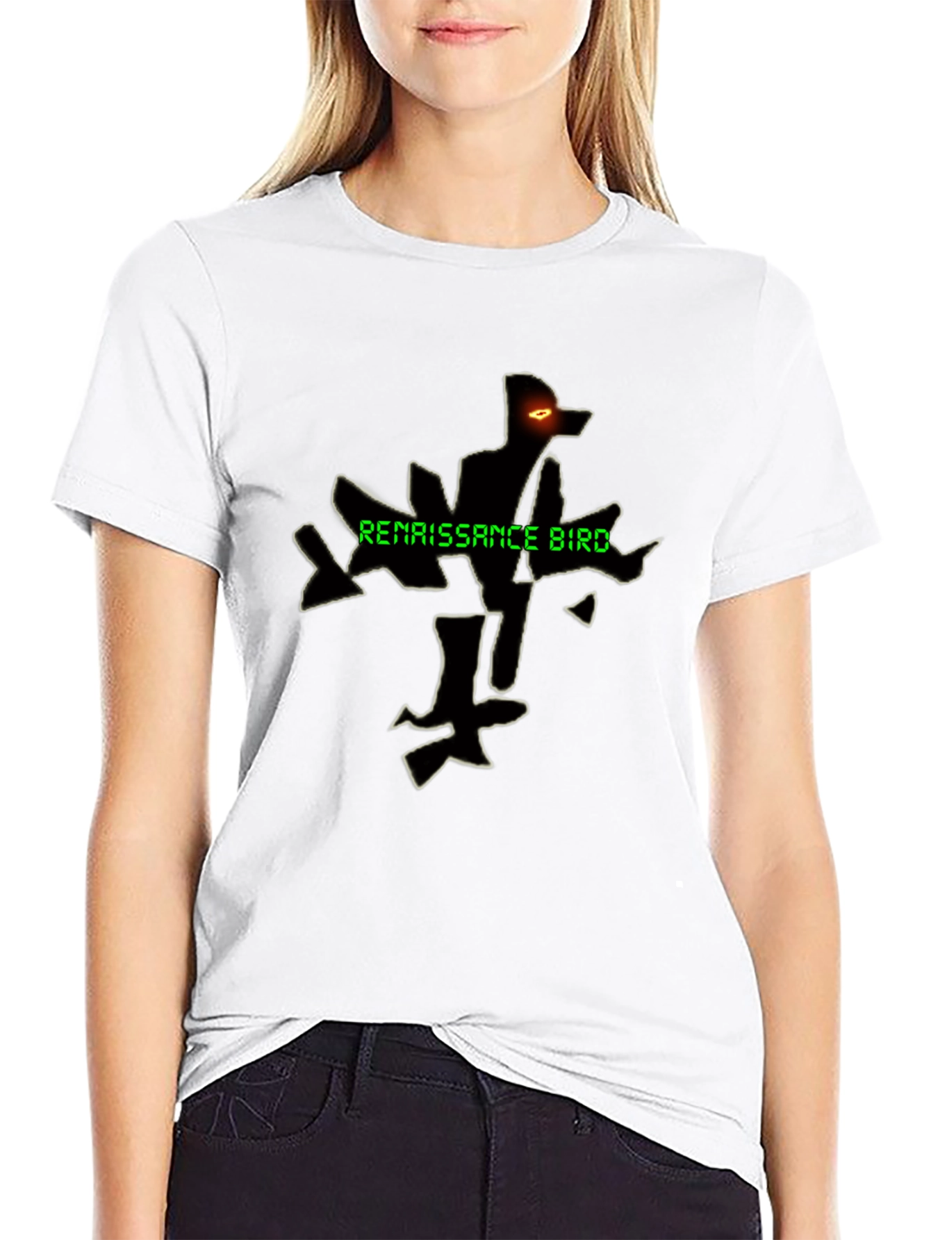 Renaissance Bird T-Shirt - Abstract Graphic Tee