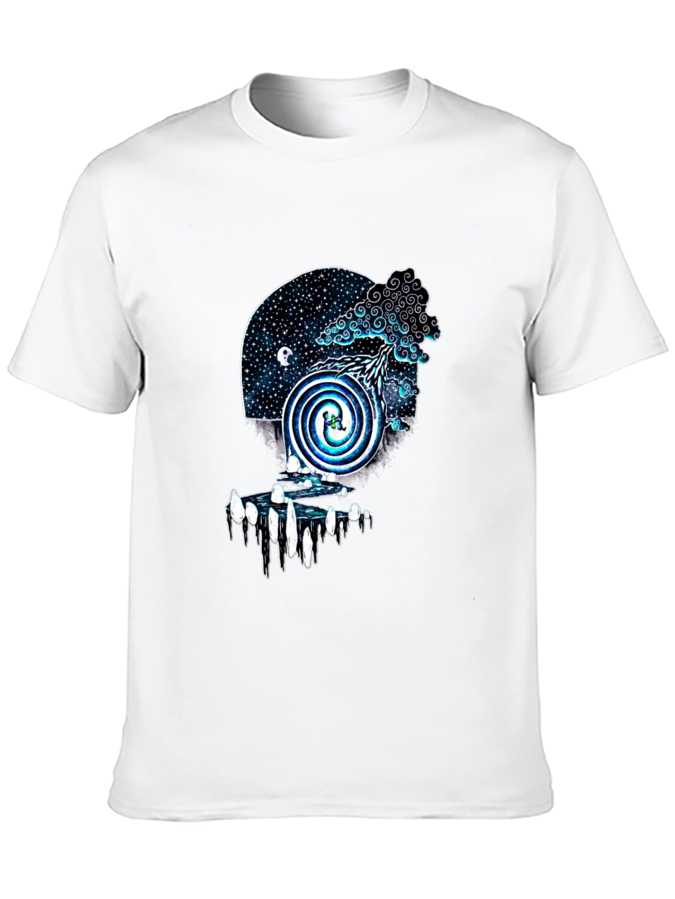 Cosmic Vortex T-Shirt - Surreal Graphic Tee