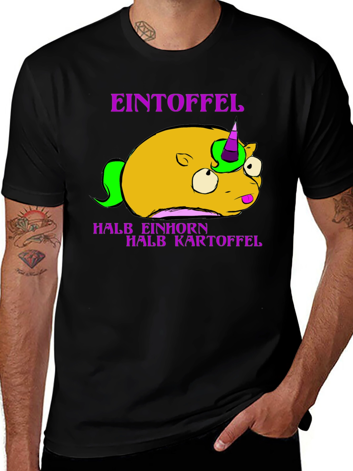 Eintoffel T-Shirt: Half Unicorn Half Potato