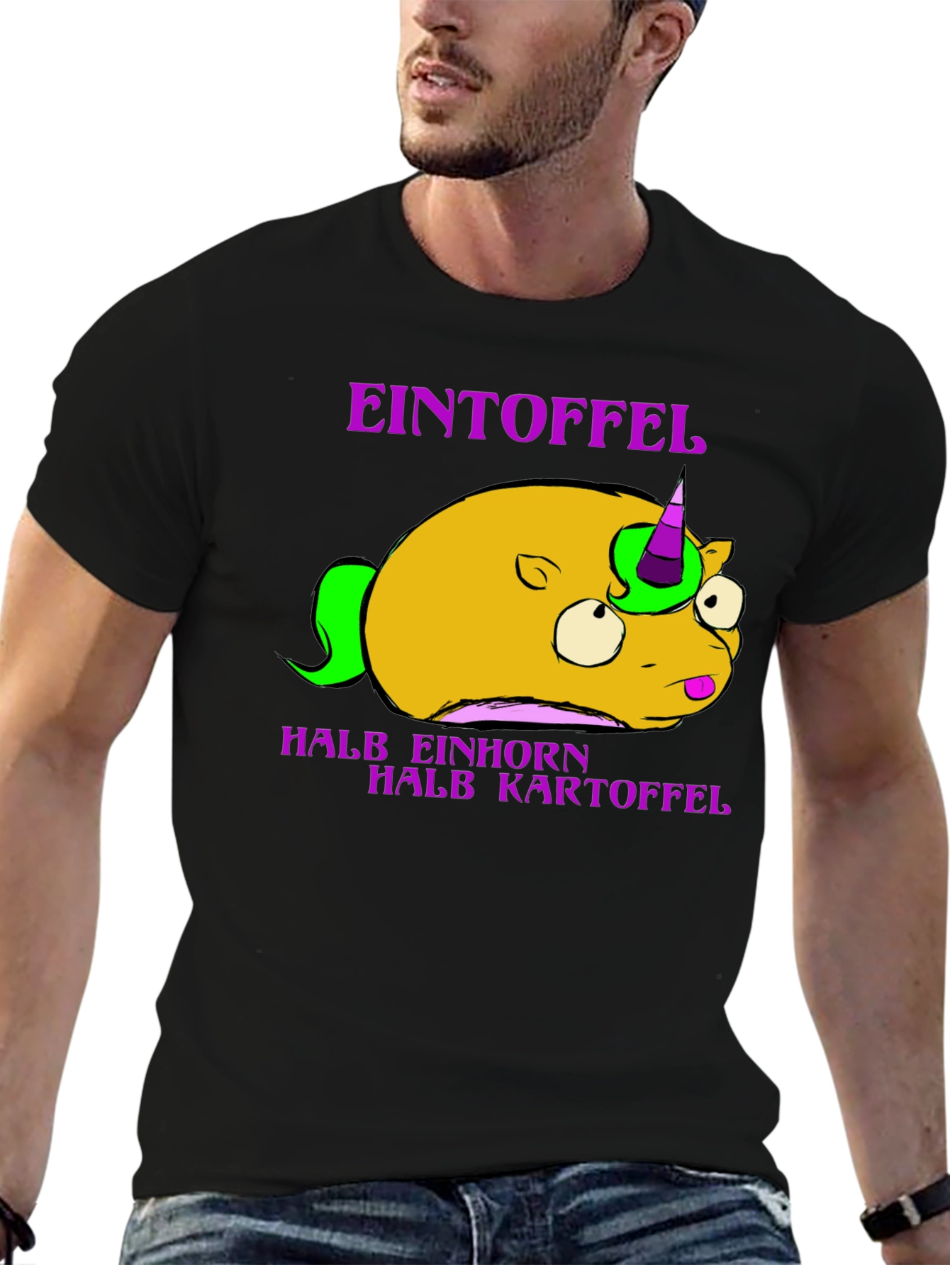 Eintoffel T-Shirt: Half Unicorn Half Potato