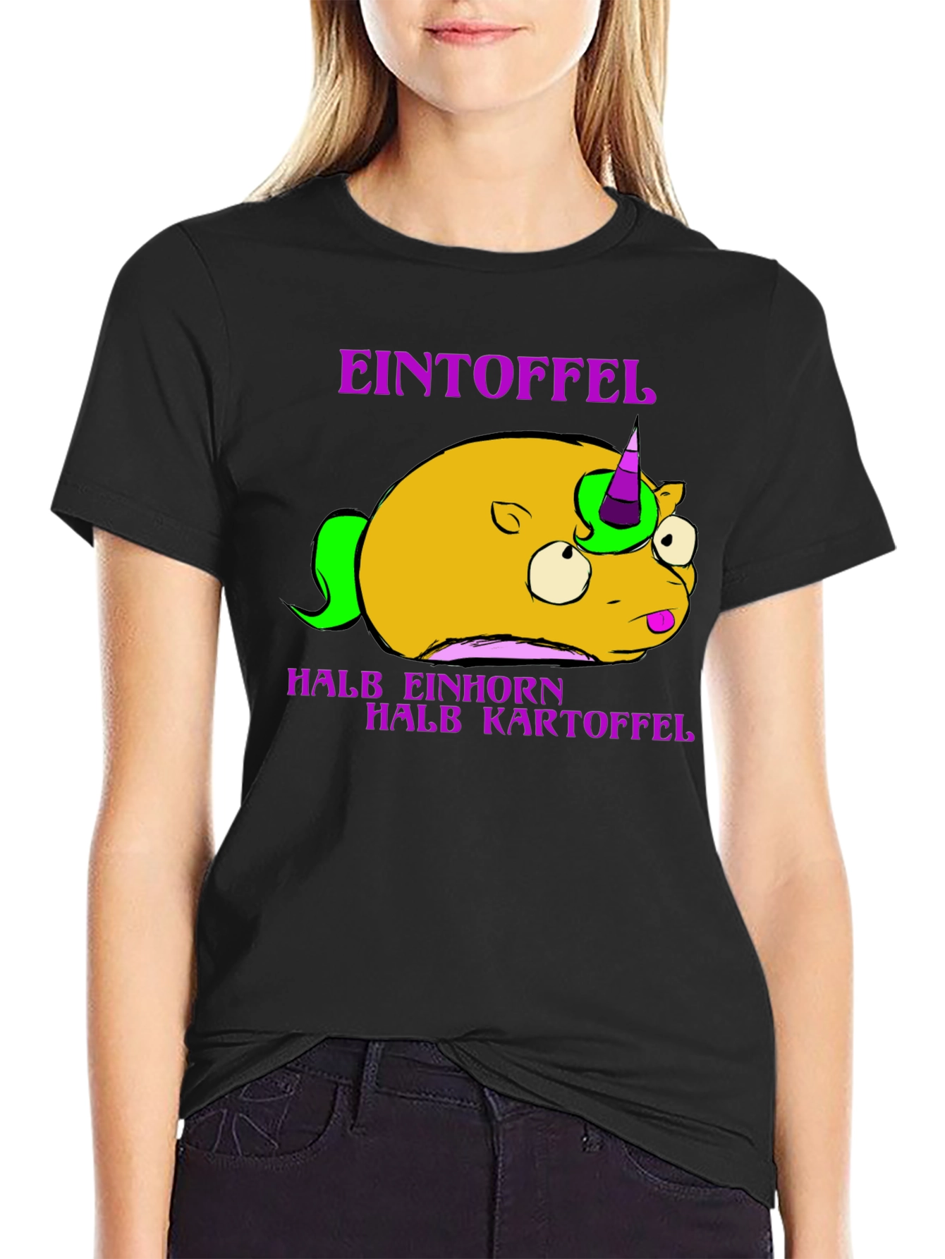 Eintoffel T-Shirt: Half Unicorn Half Potato