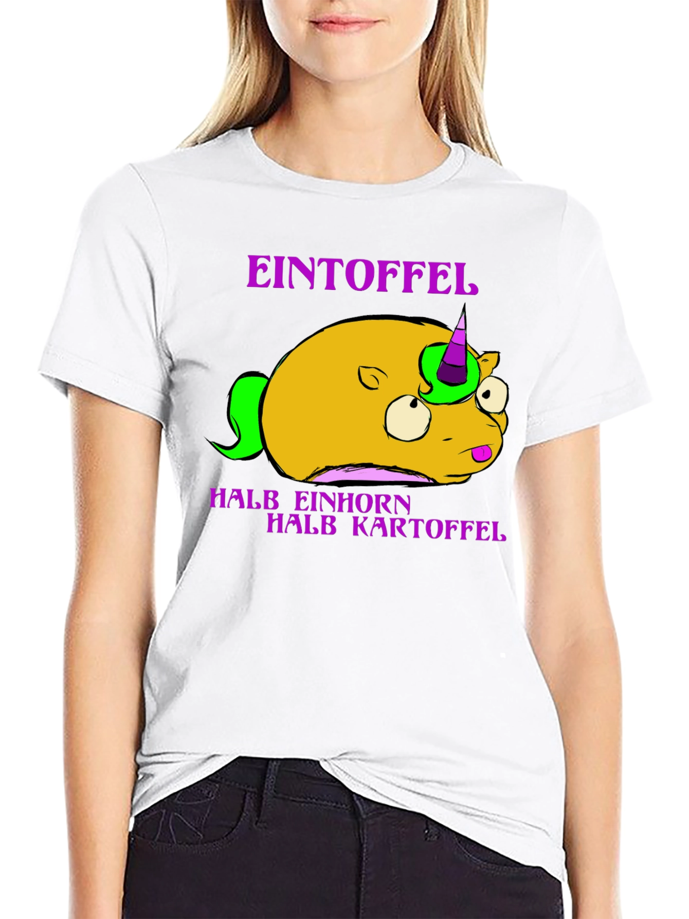 Eintoffel T-Shirt: Half Unicorn Half Potato