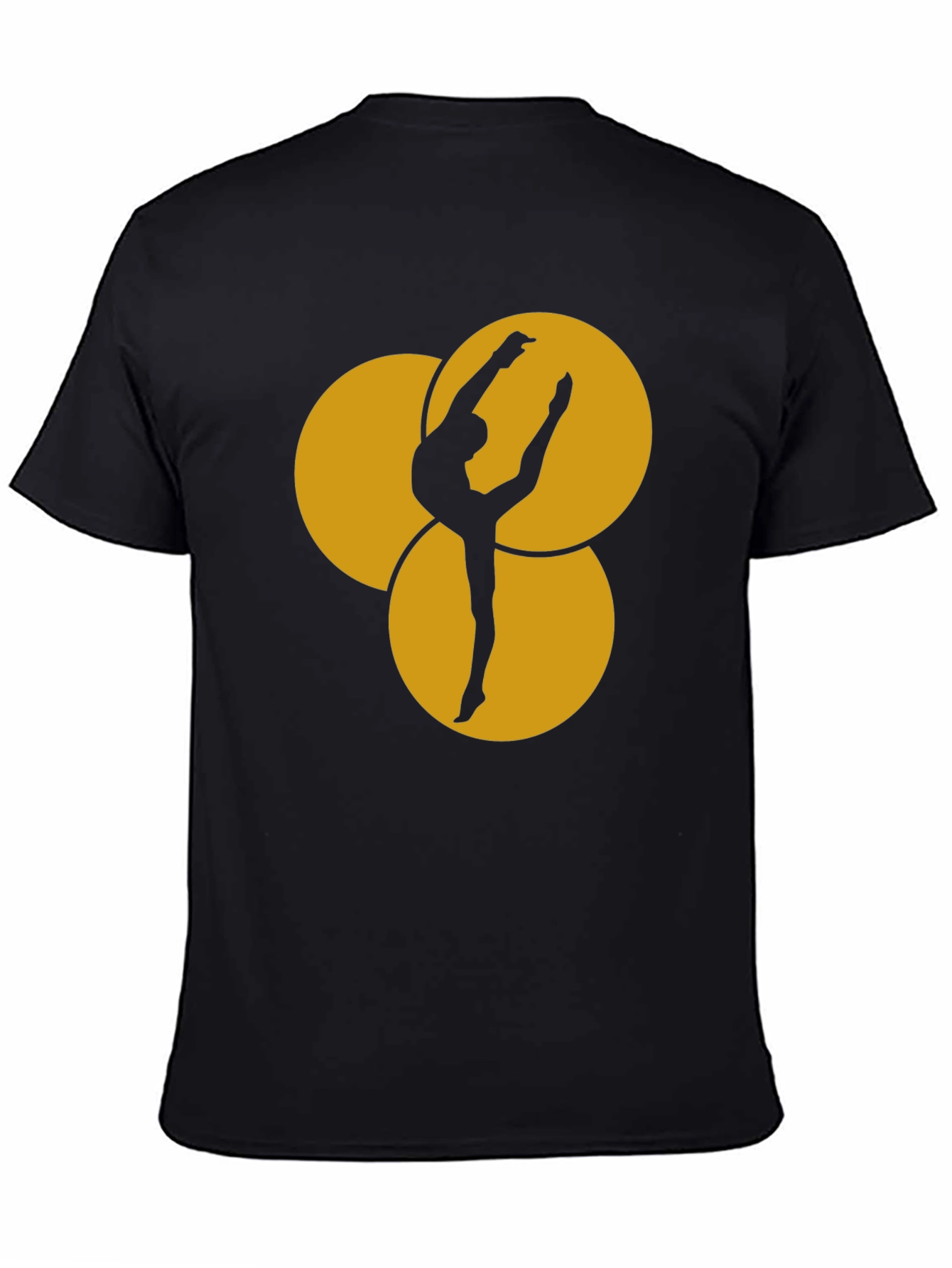 Dance Silhouette Graphic Tee - Black