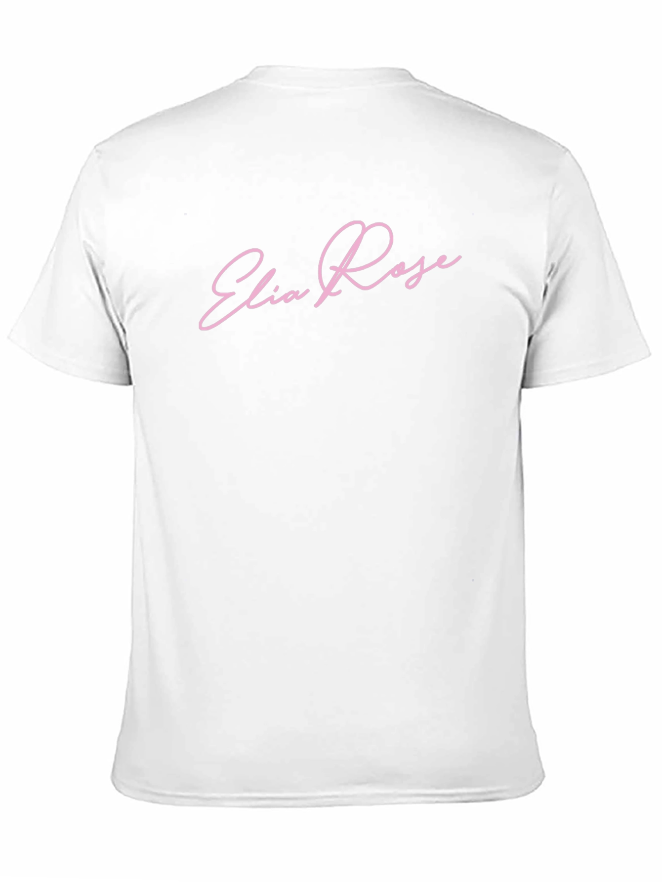 Elia Rose Pink Script T-Shirt - Stylish Casual Wear