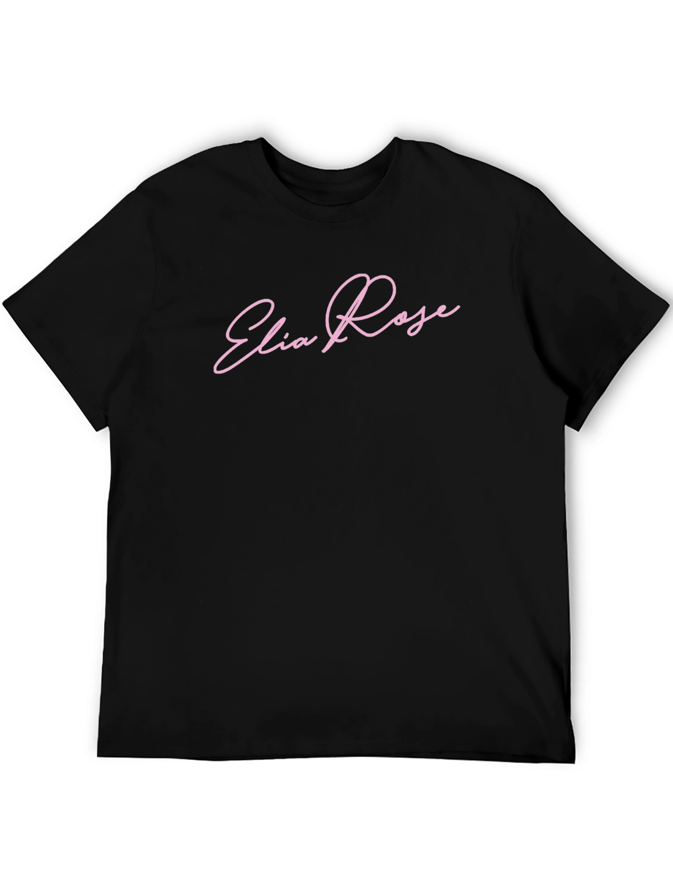 Elia Rose Pink Script T-Shirt - Stylish Casual Wear