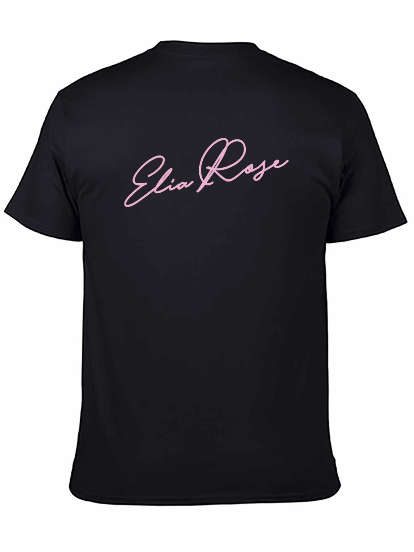Elia Rose Pink Script T-Shirt - Stylish Casual Wear