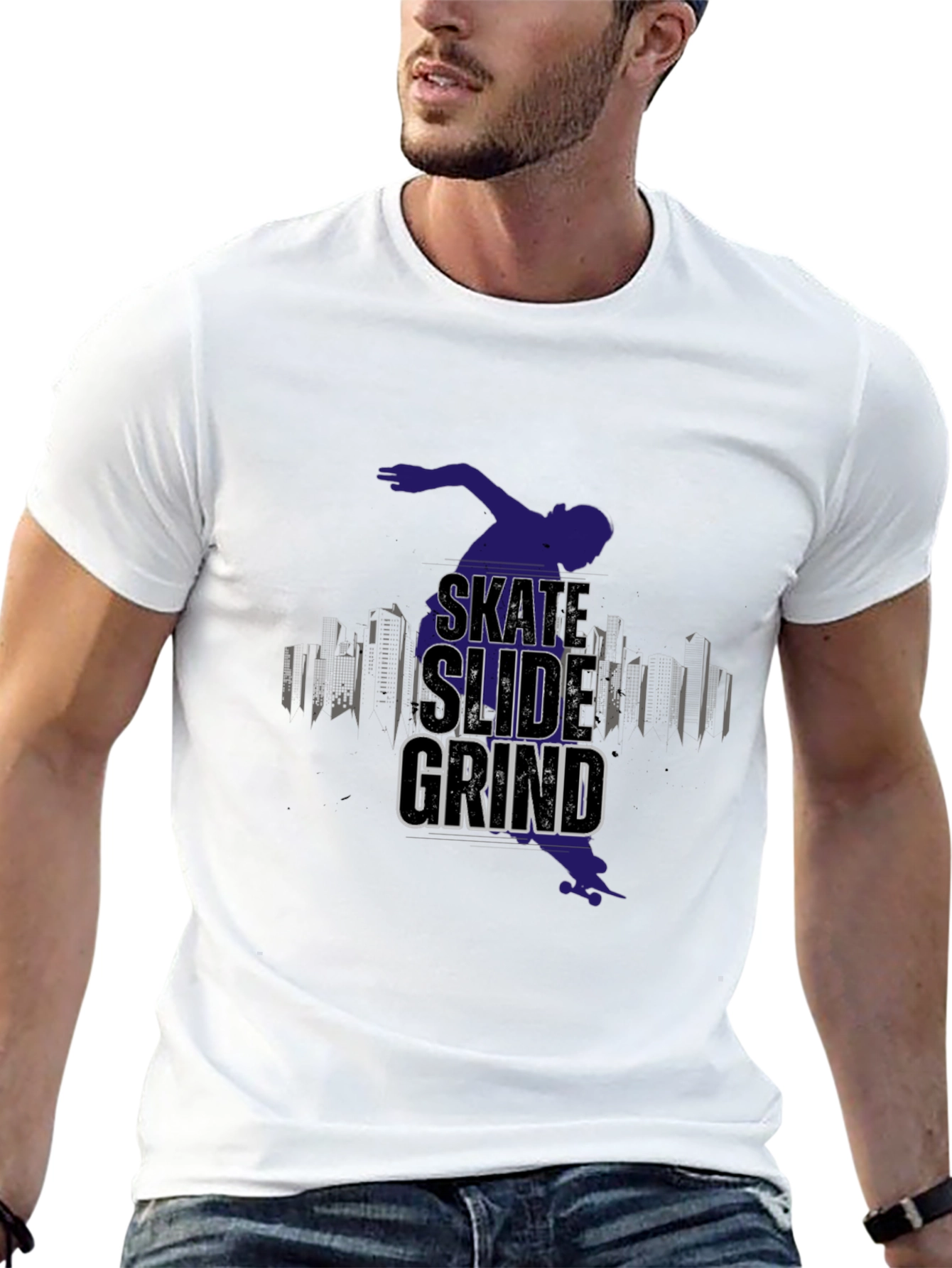 Skate Slide Grind Black T-Shirt