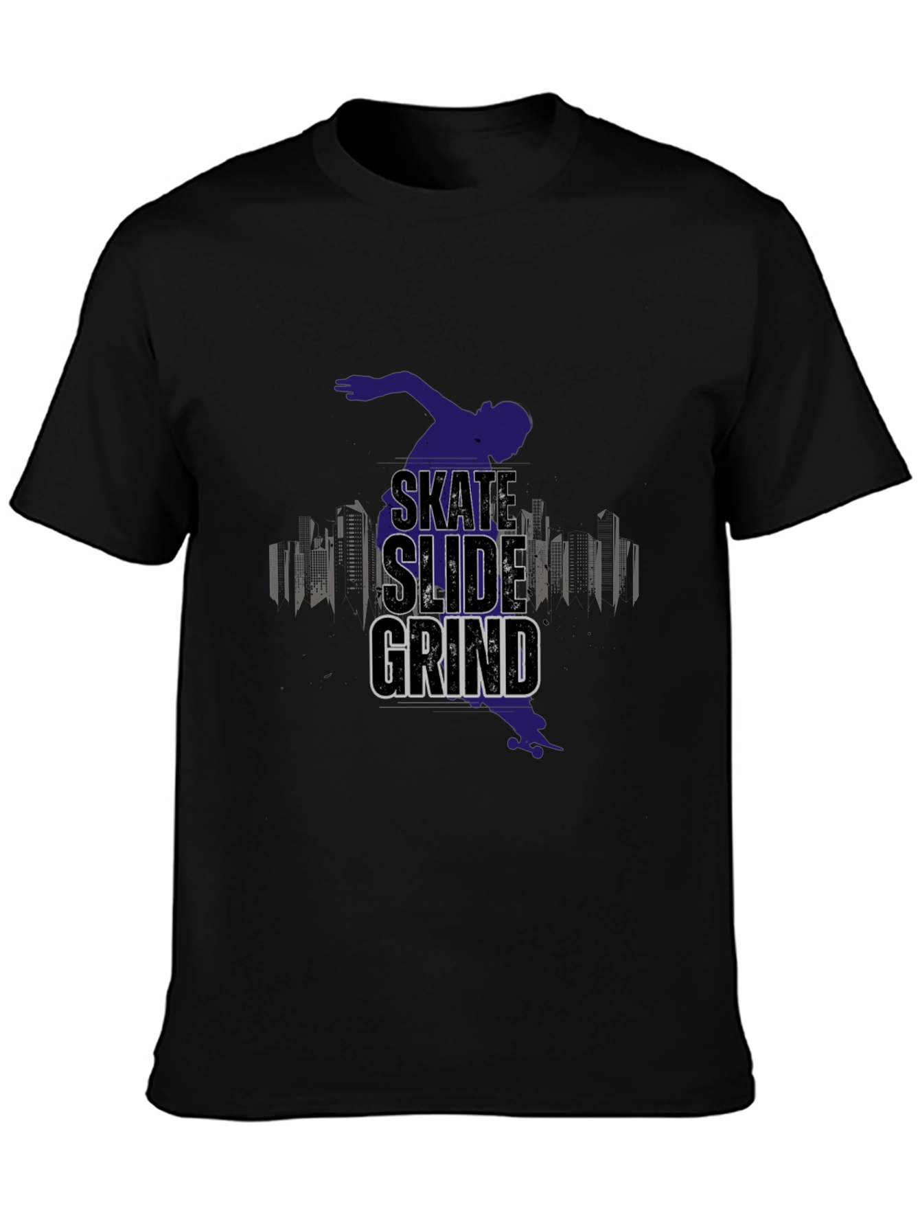 Skate Slide Grind Black T-Shirt