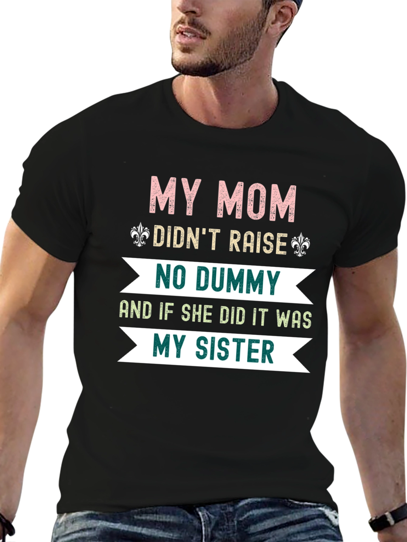 Funny Mom & Sister Graphic Tee