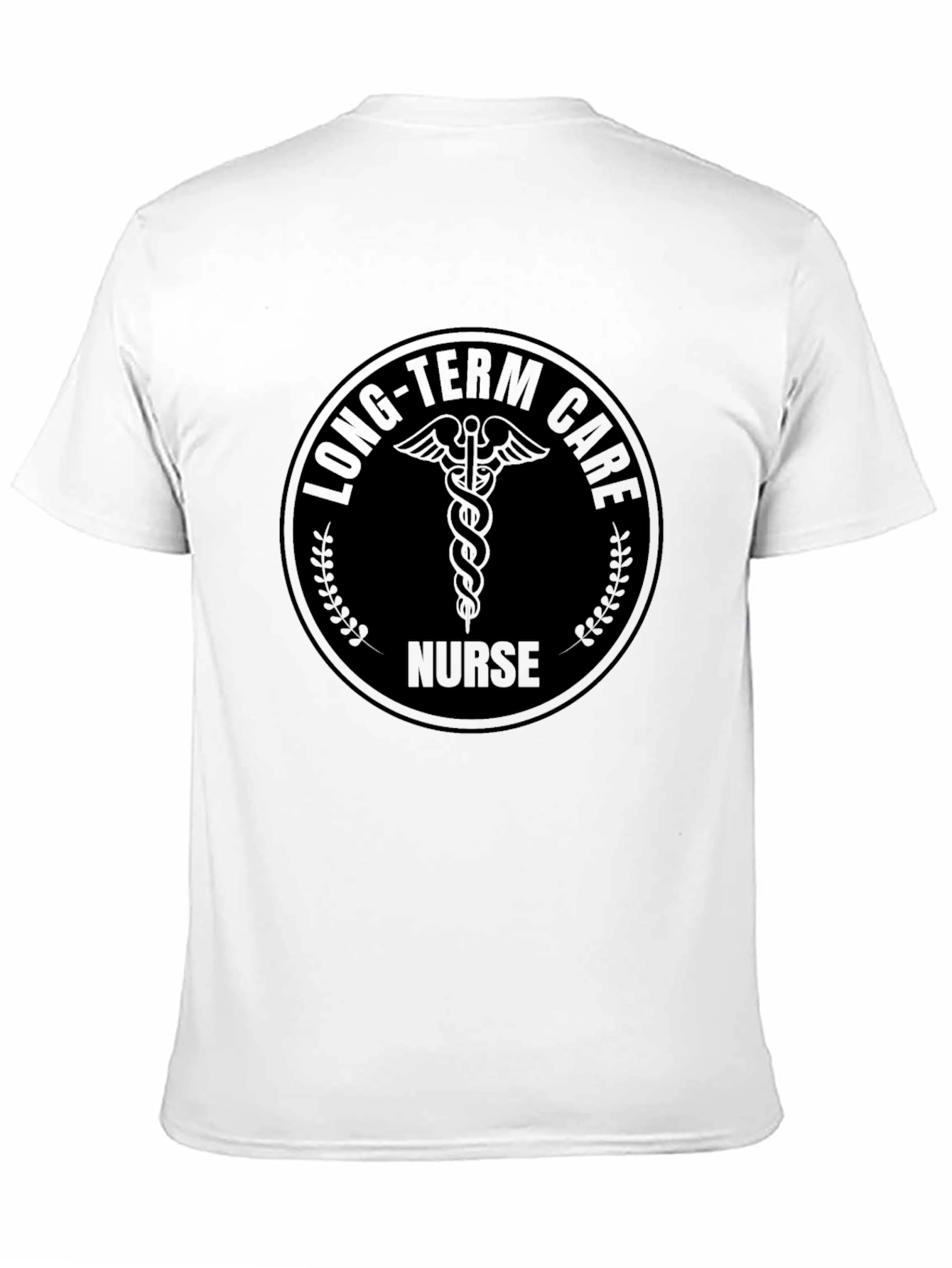 Long-Term Care Nurse T-Shirt - Black