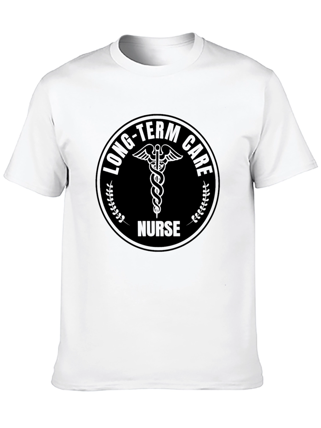 Long-Term Care Nurse T-Shirt - Black