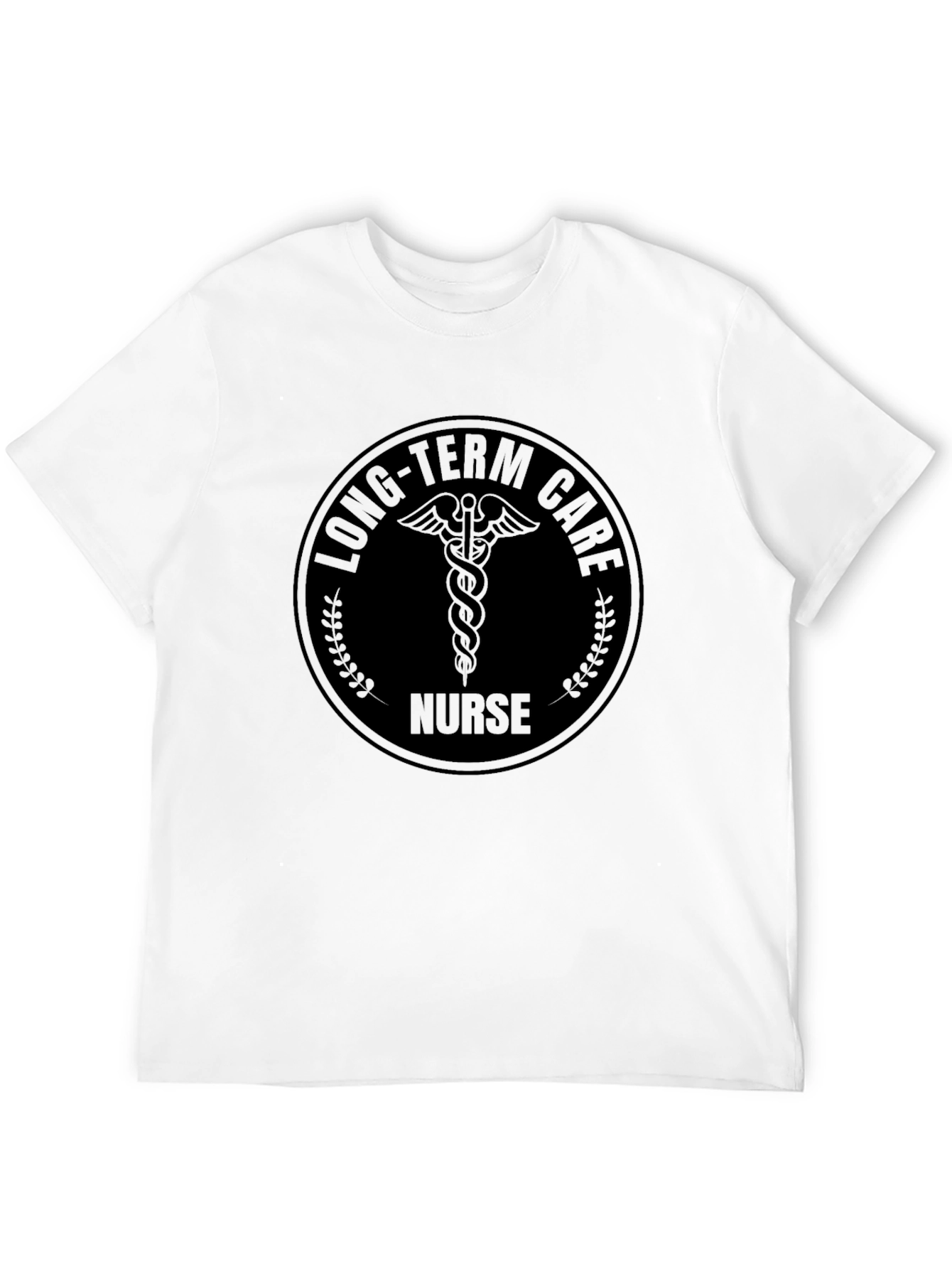 Long-Term Care Nurse T-Shirt - Black