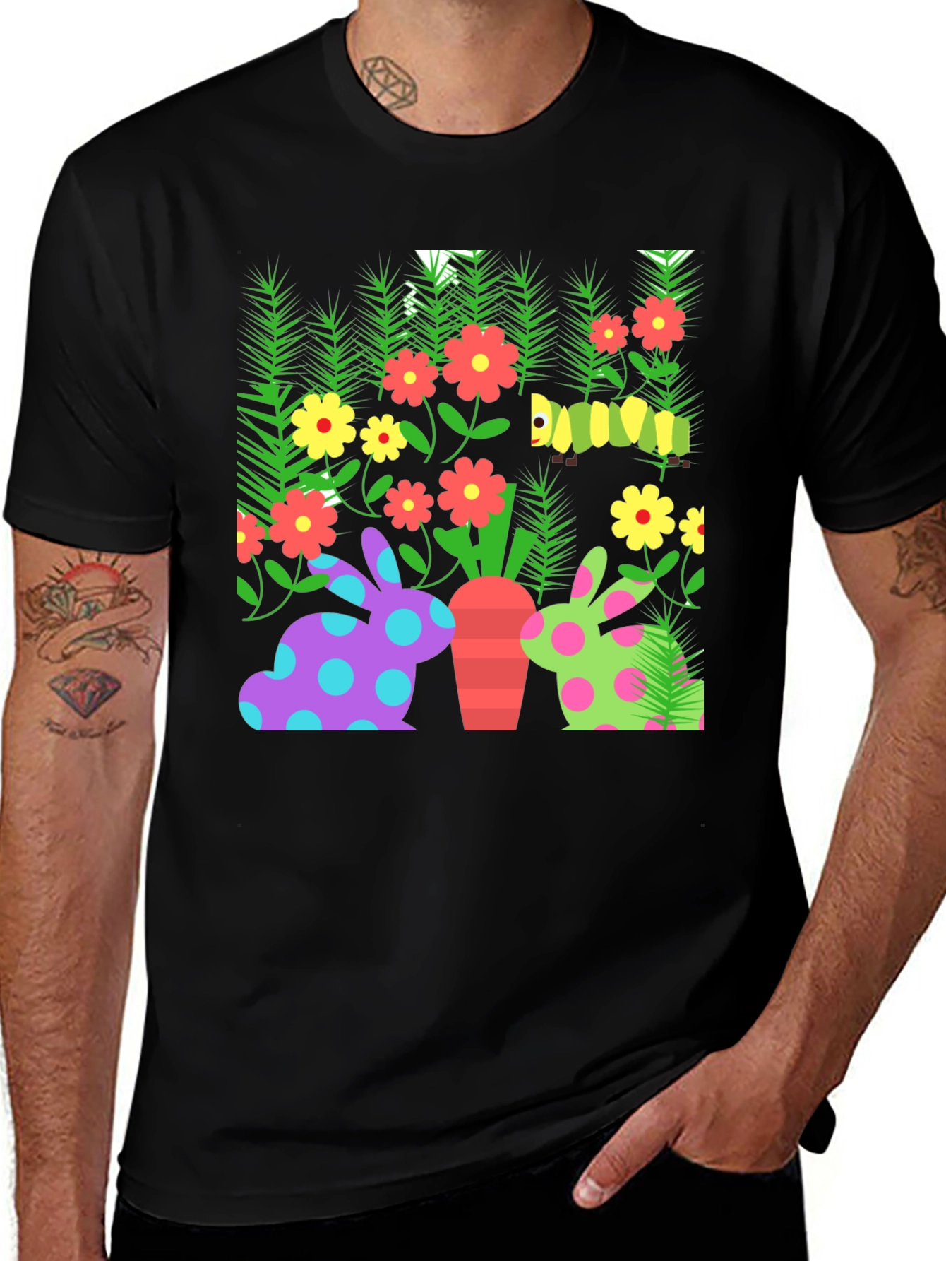 Easter Bunny Garden T-Shirt