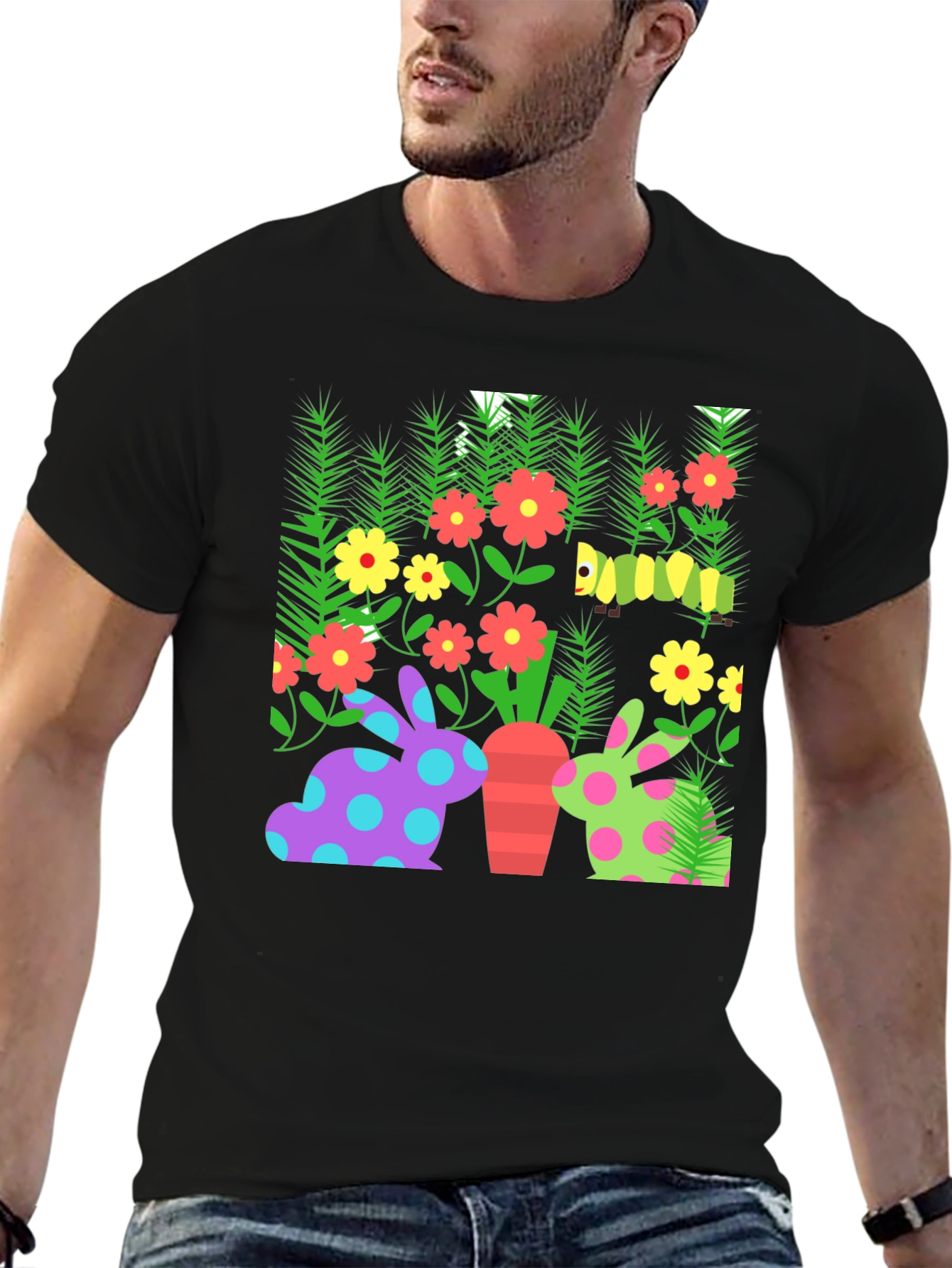 Easter Bunny Garden T-Shirt