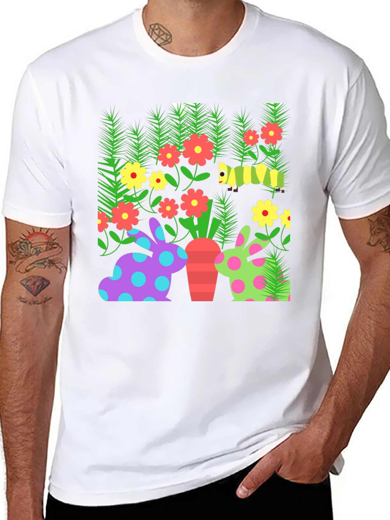 Easter Bunny Garden T-Shirt