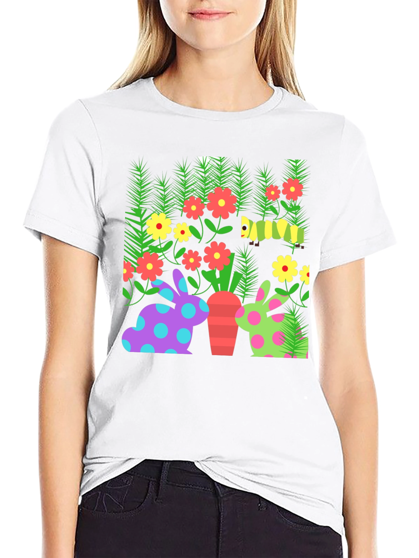 Easter Bunny Garden T-Shirt