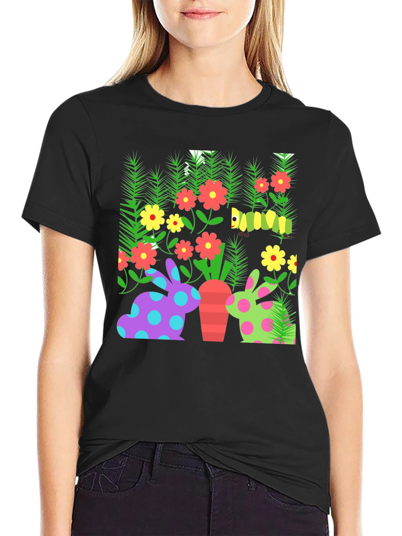 Easter Bunny Garden T-Shirt