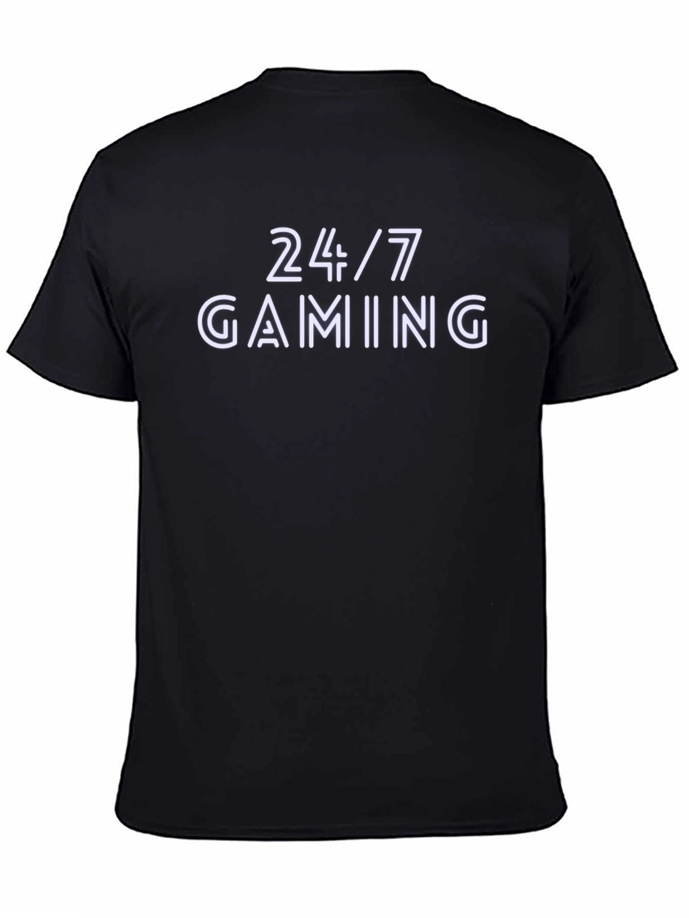 24/7 Gaming Black T-Shirt