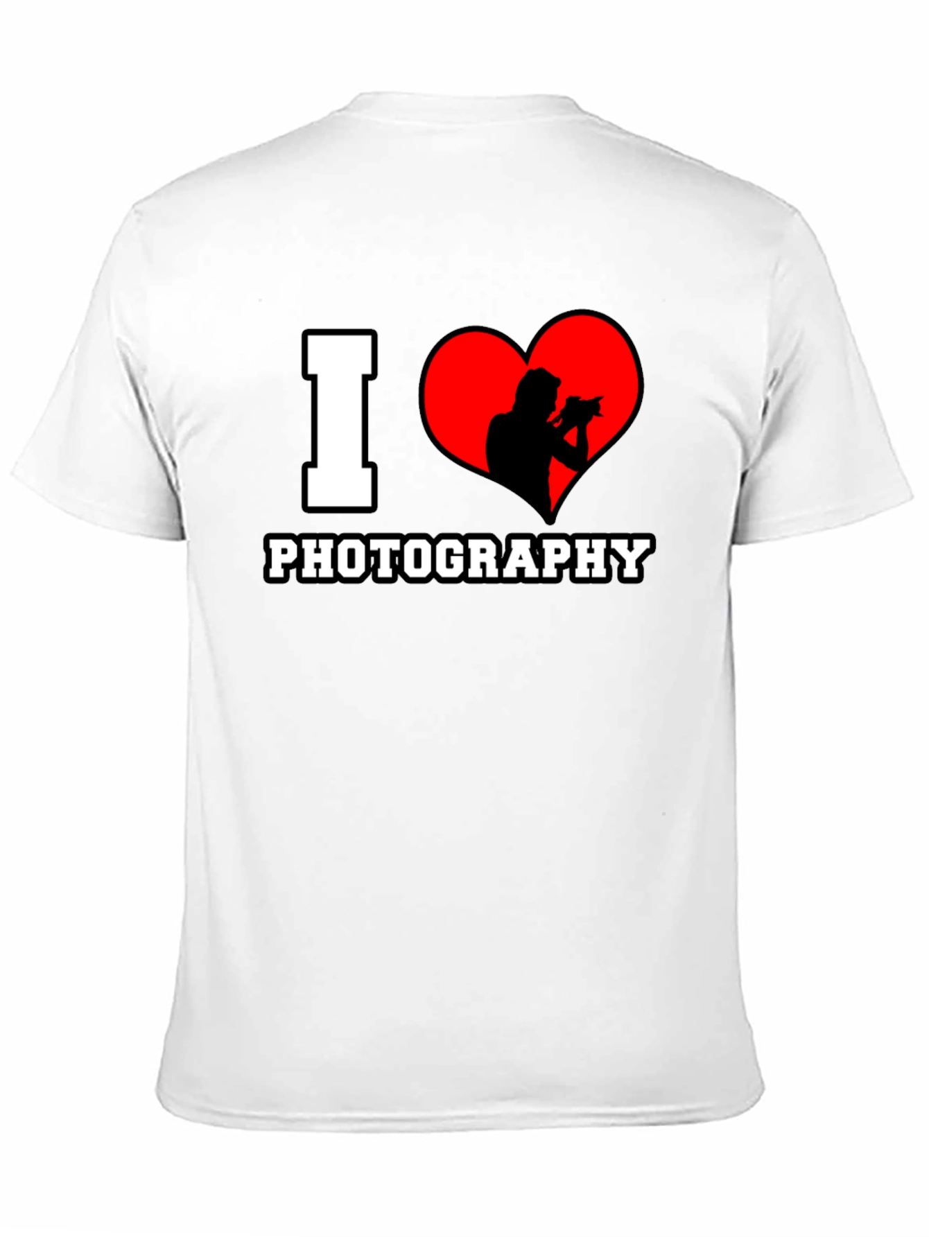 I Heart Photography Black T-Shirt