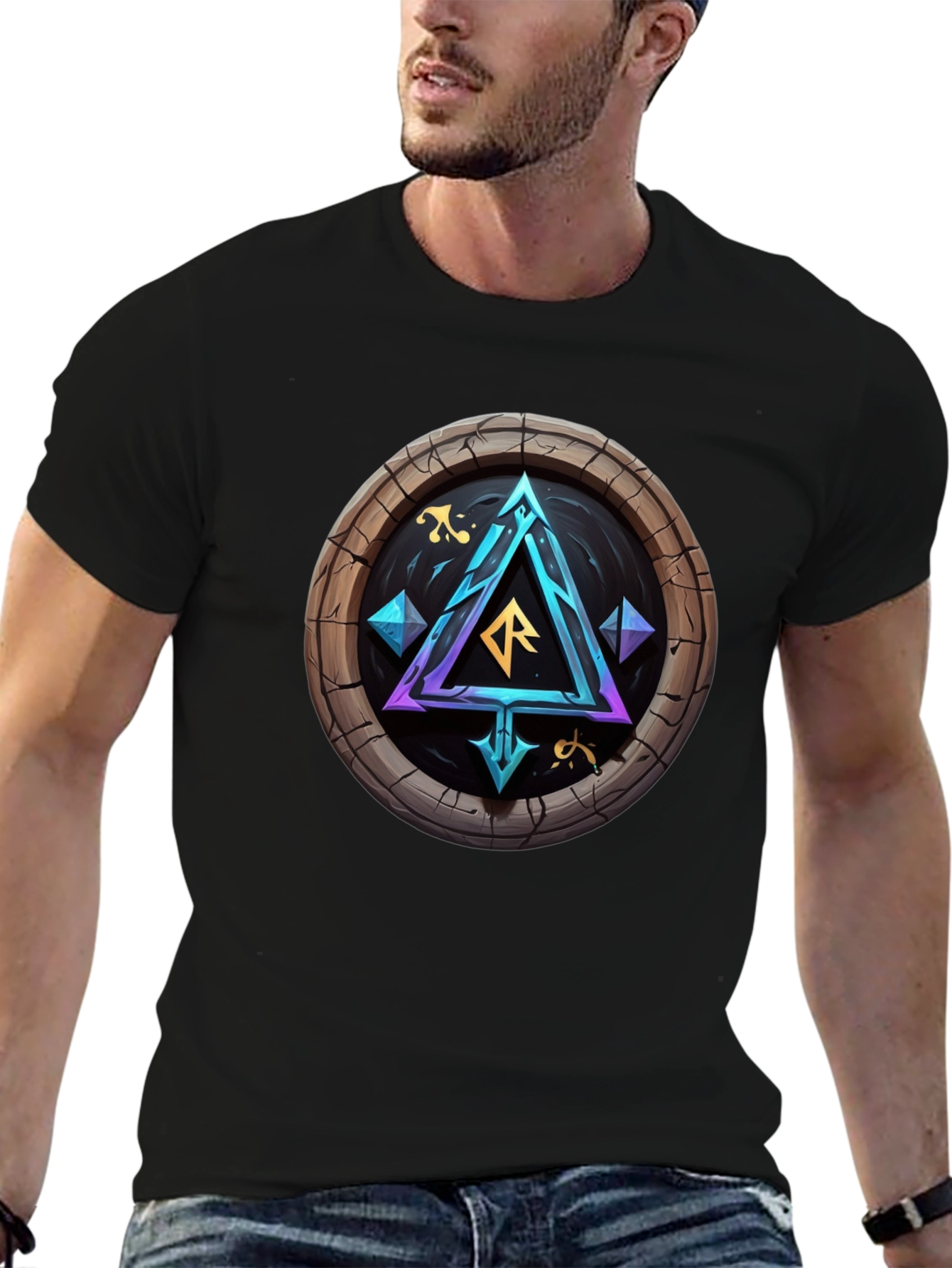 Mystic Rune Black T-Shirt