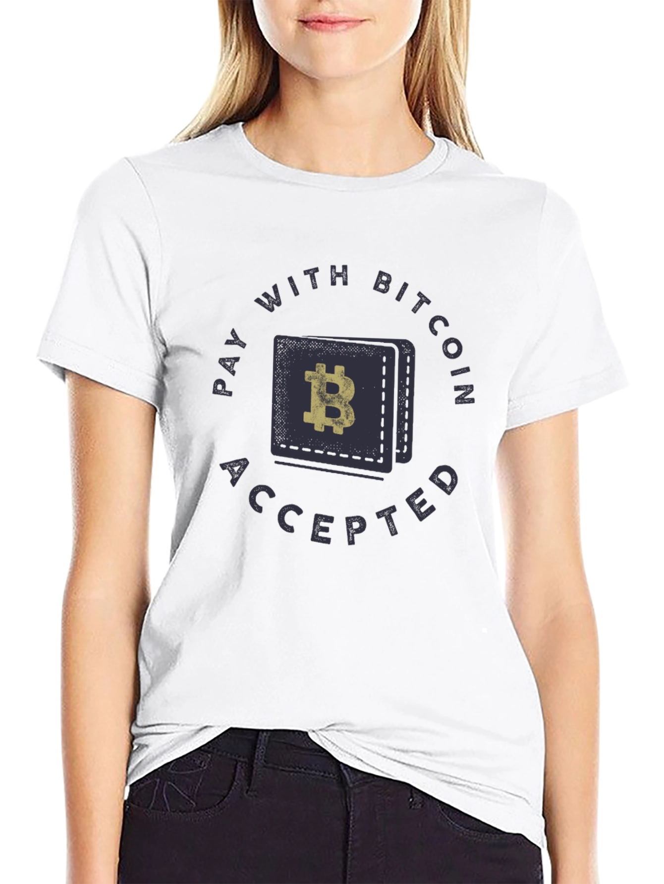Pay with Bitcoin T-Shirt - Crypto Accepted Tee