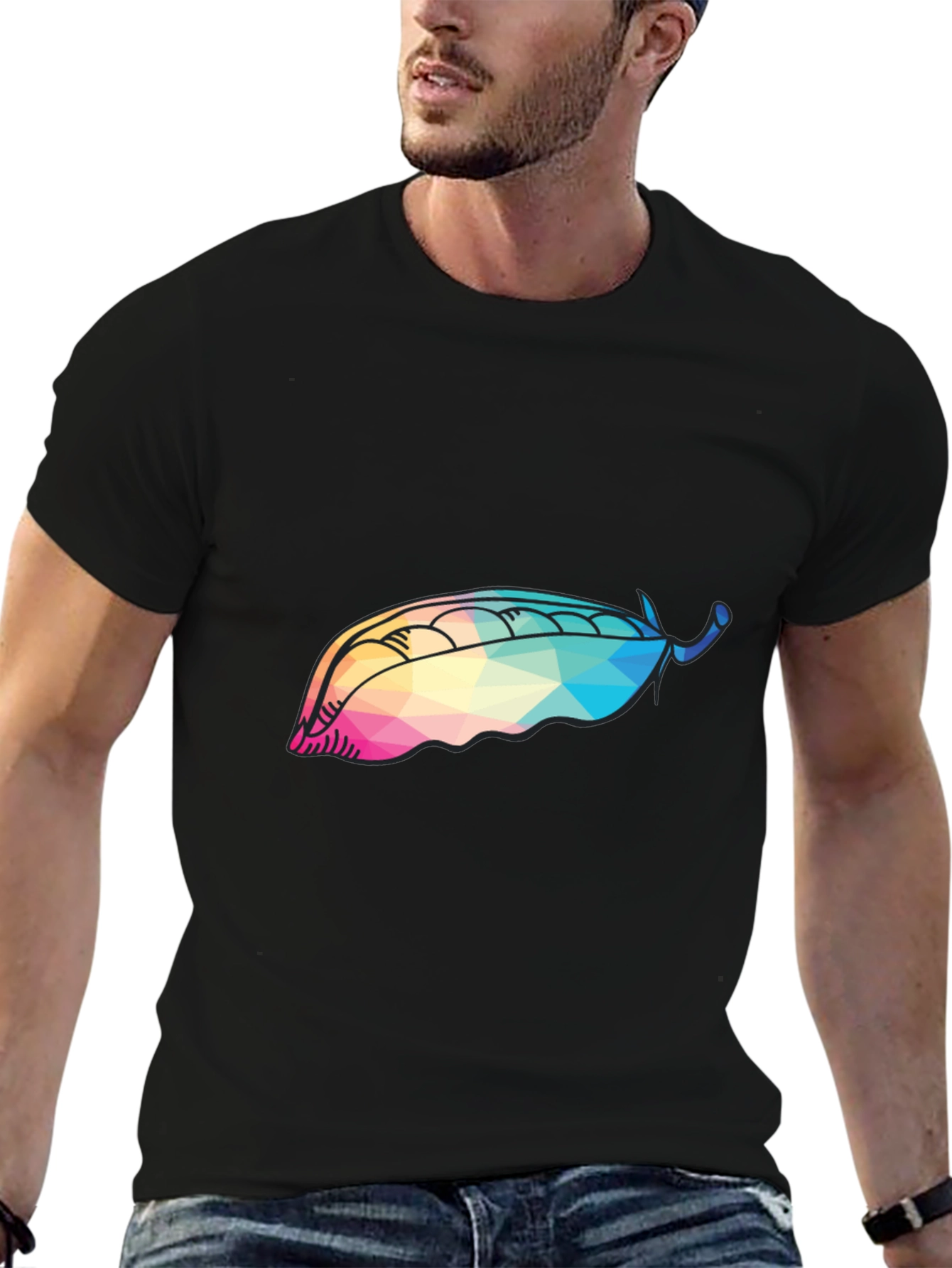 Abstract Pea Pod Graphic Tee
