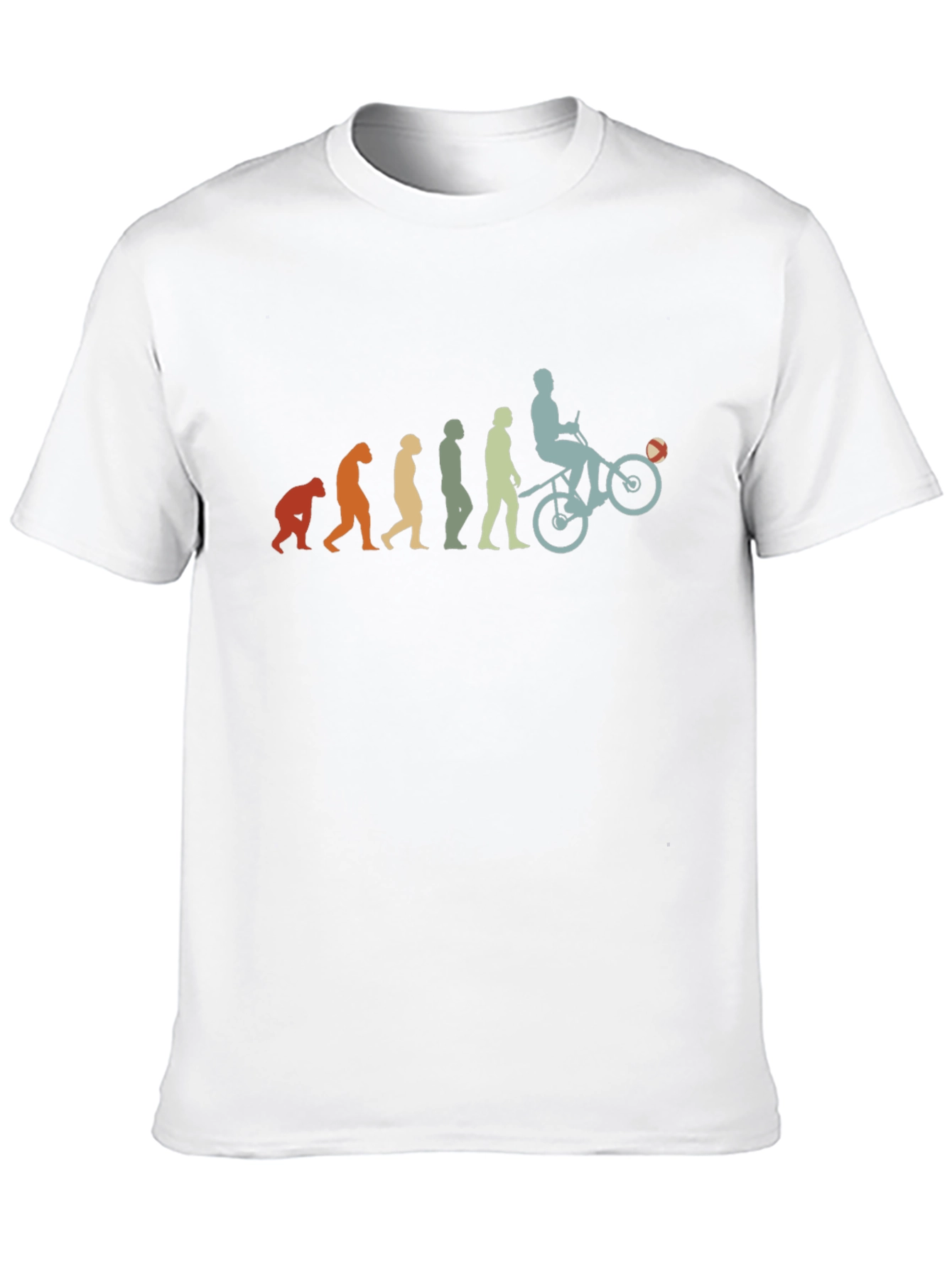 Evolution of Biker Mens Graphic Tee