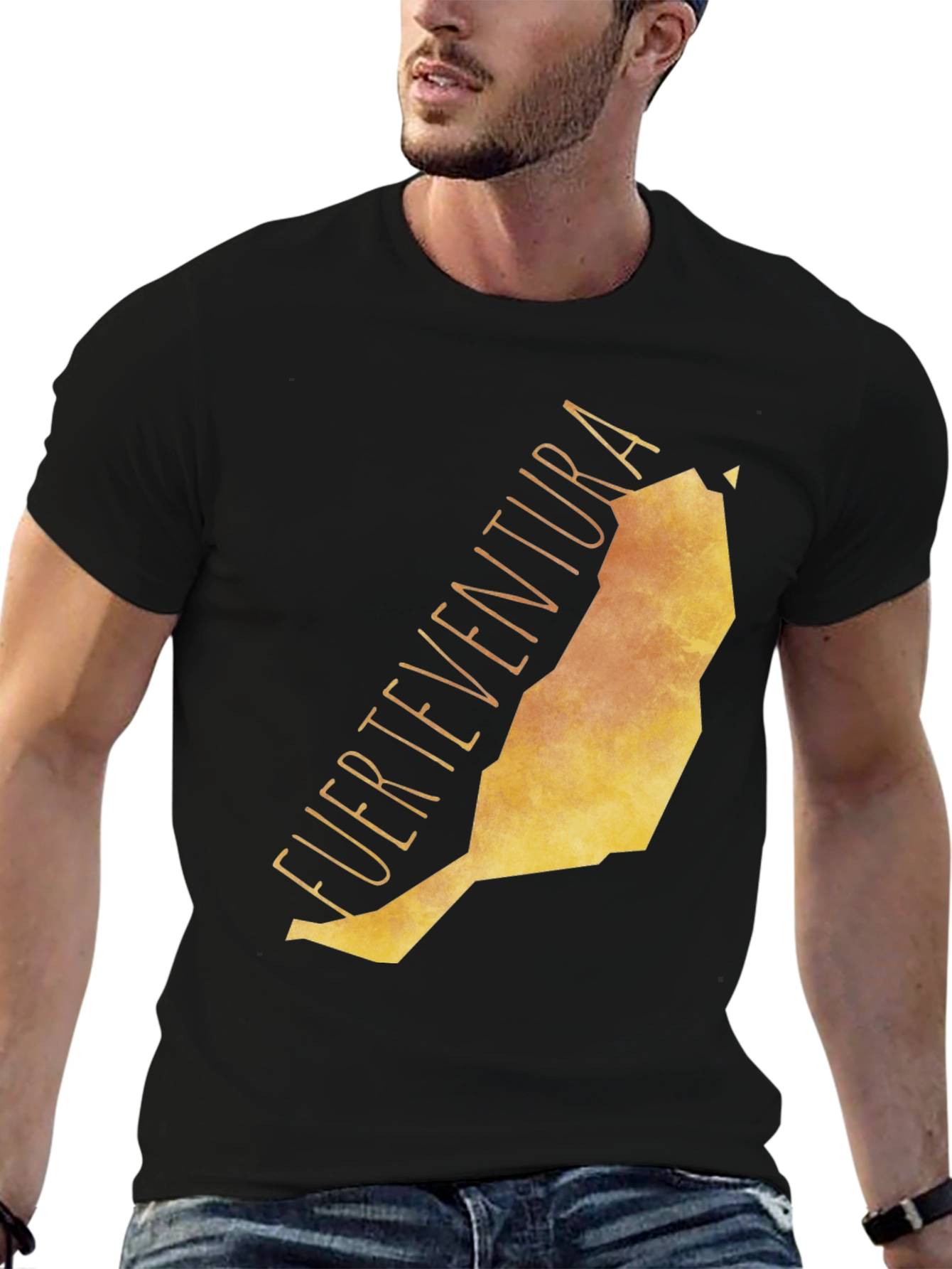 Fuerteventura Island Map Tee