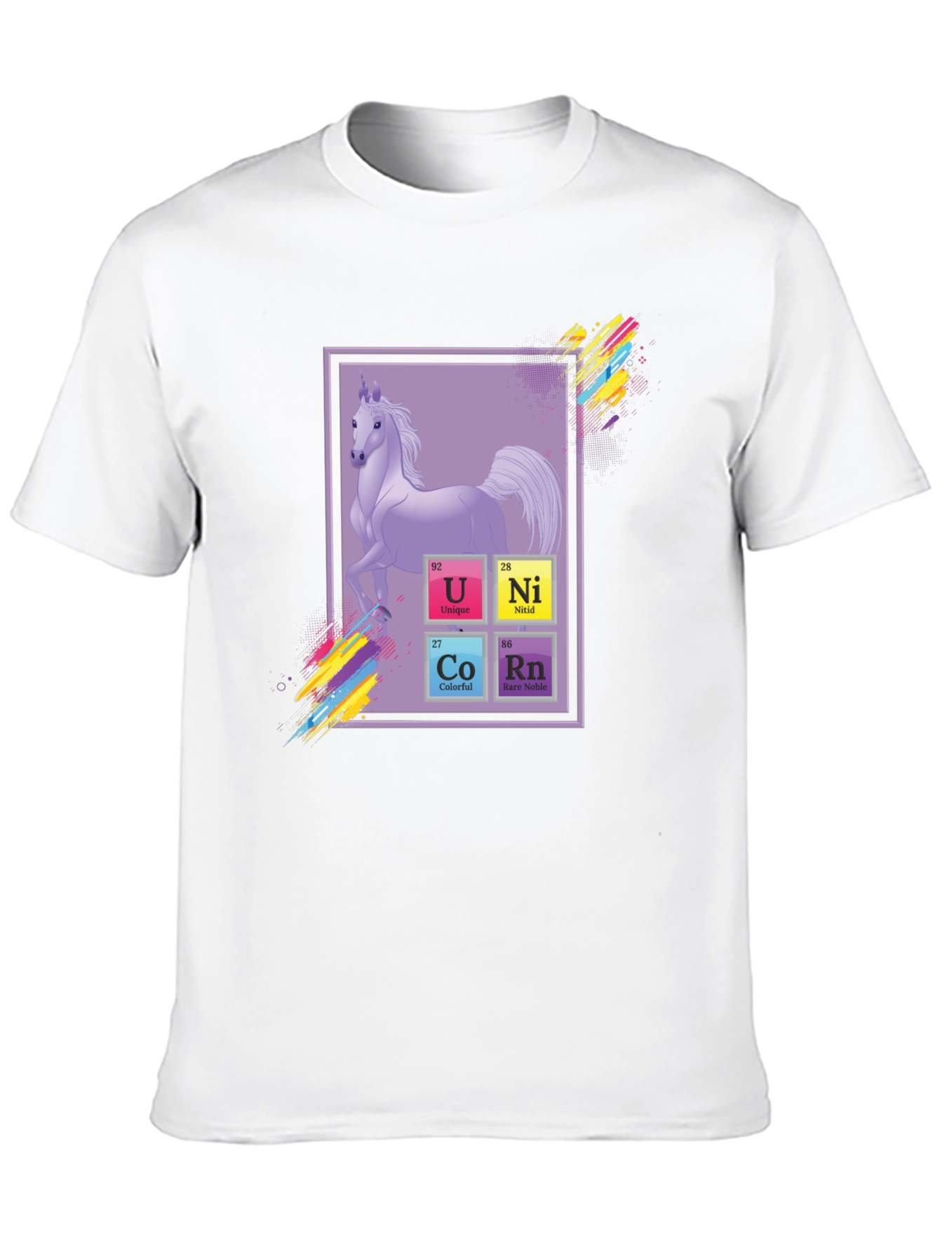 Unicorn Periodic Table Graphic T-Shirt