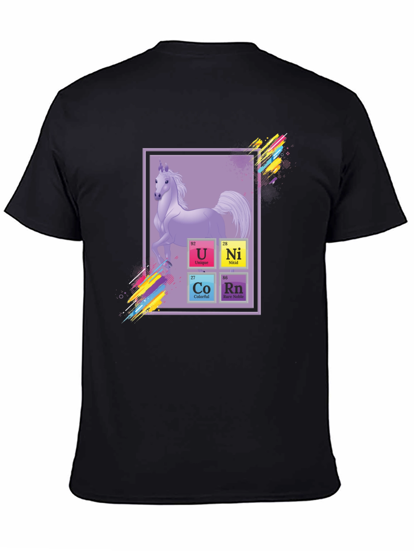 Unicorn Periodic Table Graphic T-Shirt