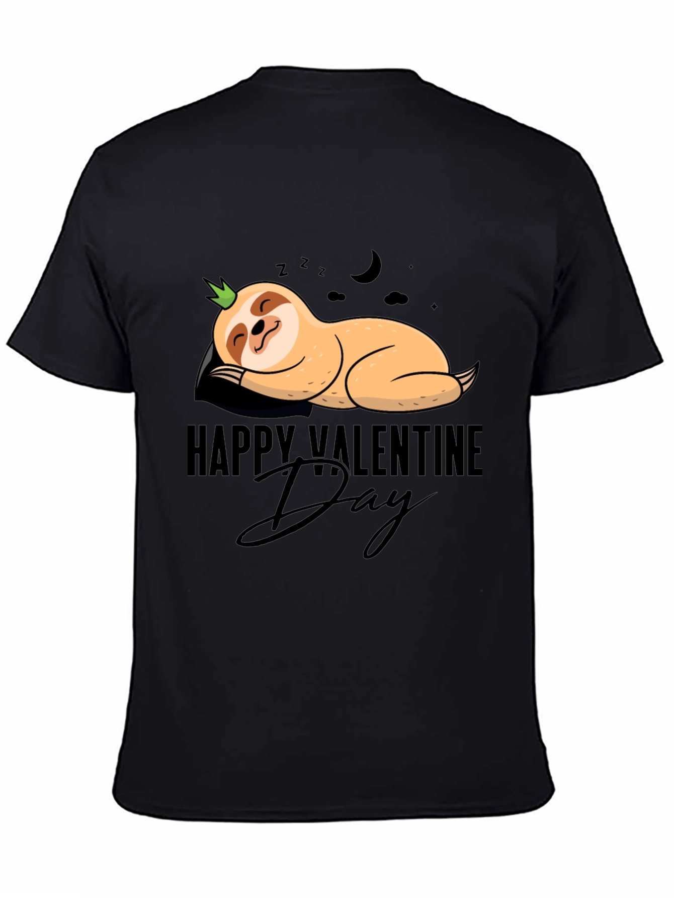 Happy Valentines Day Sloth T-Shirt - Cute and Comfy!