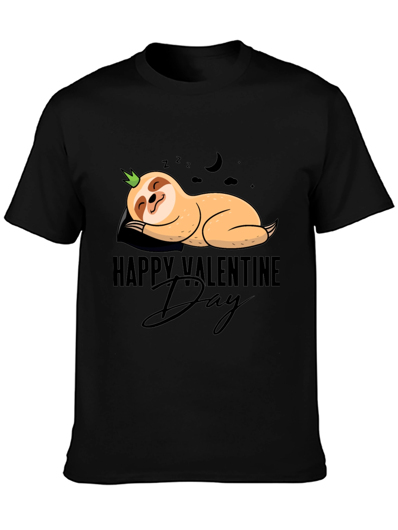 Happy Valentines Day Sloth T-Shirt - Cute and Comfy!