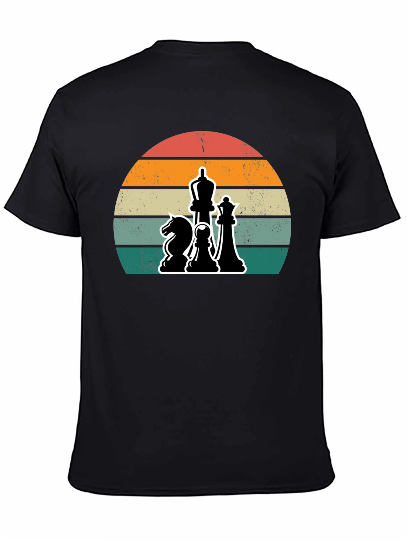 Chess Sunset Graphic Tee - Stylish Comfort
