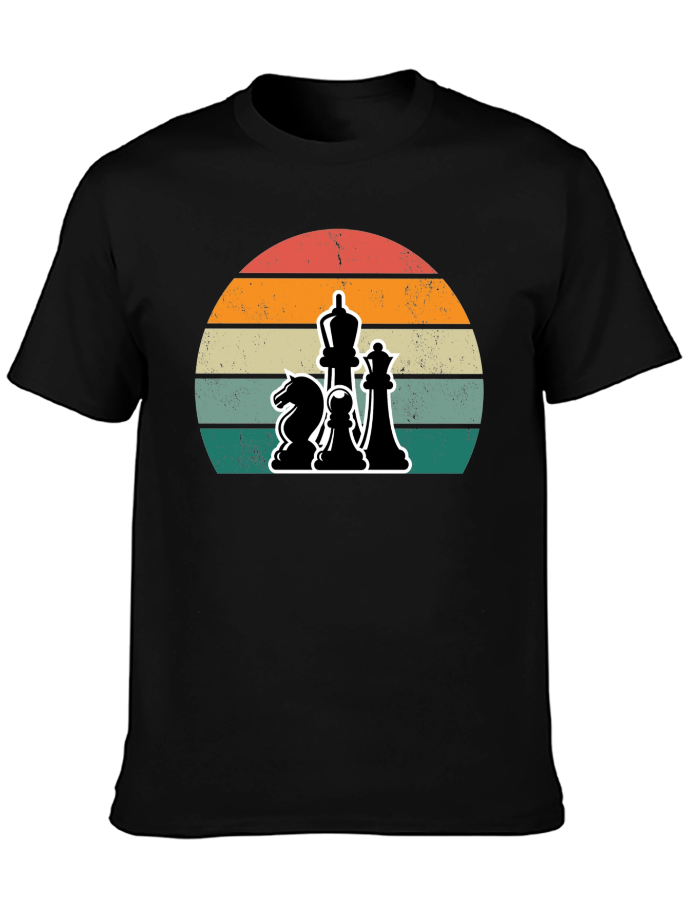 Chess Sunset Graphic Tee - Stylish Comfort