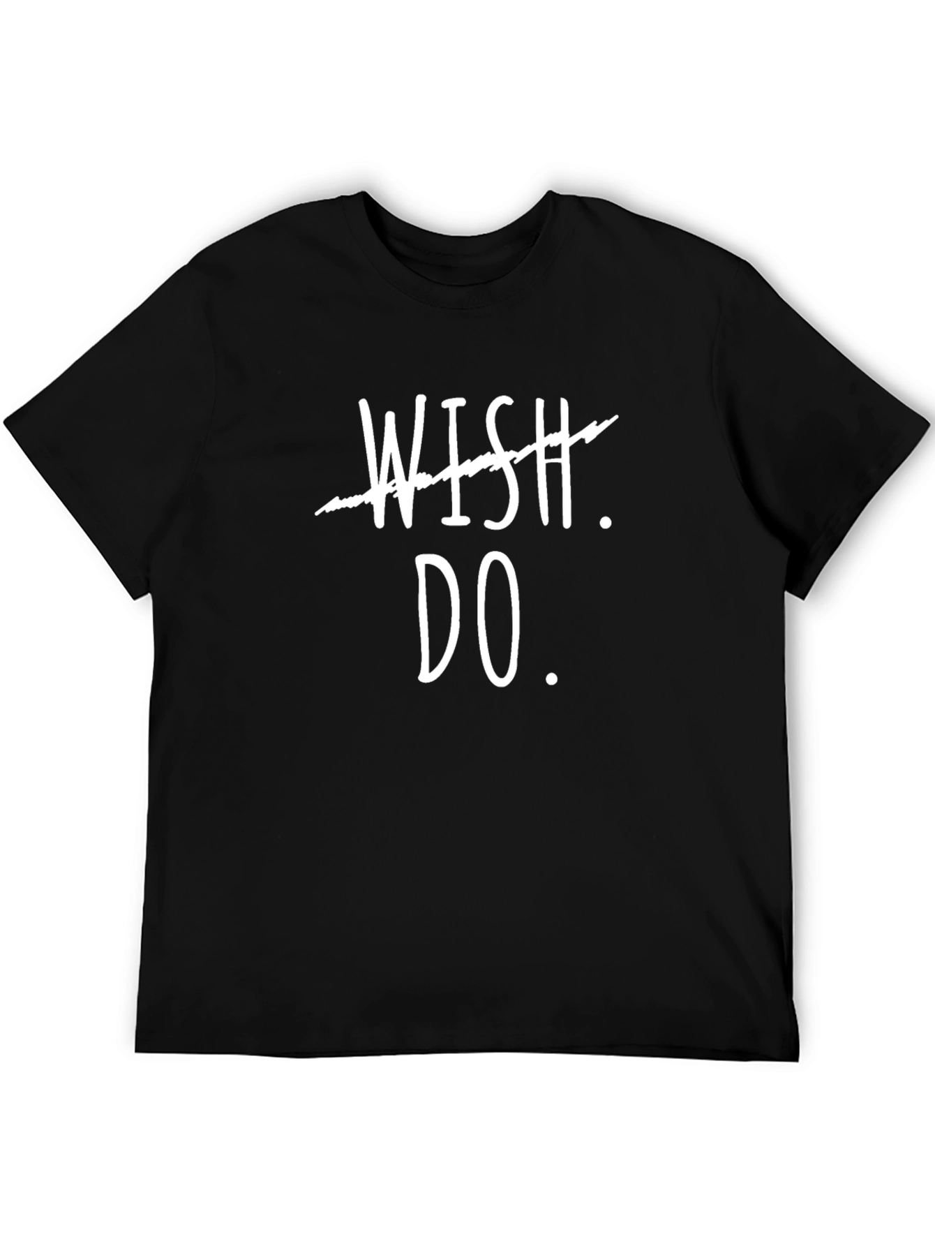 Wish Do Black Graphic T-Shirt