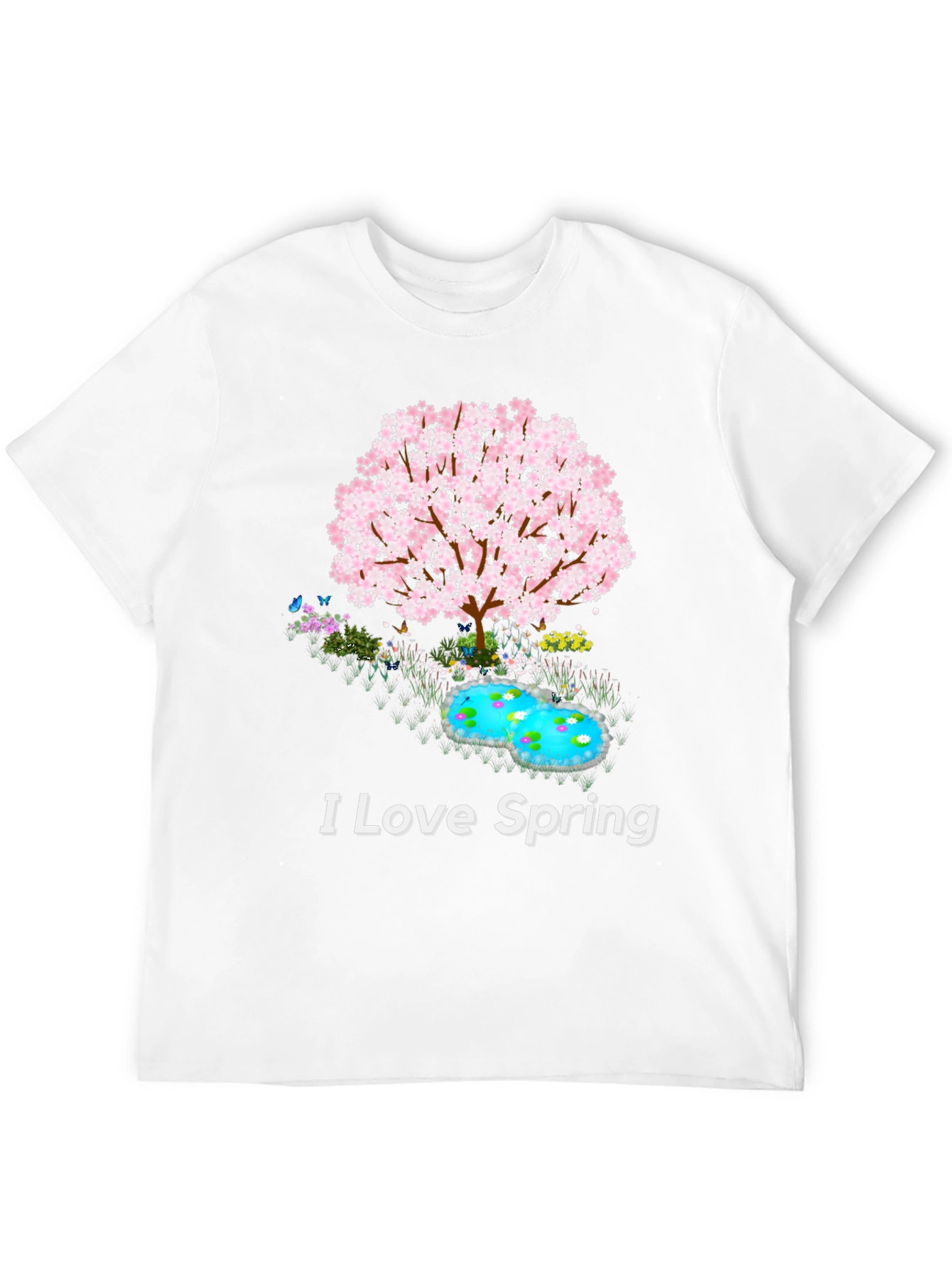 I Love Spring Graphic T-Shirt