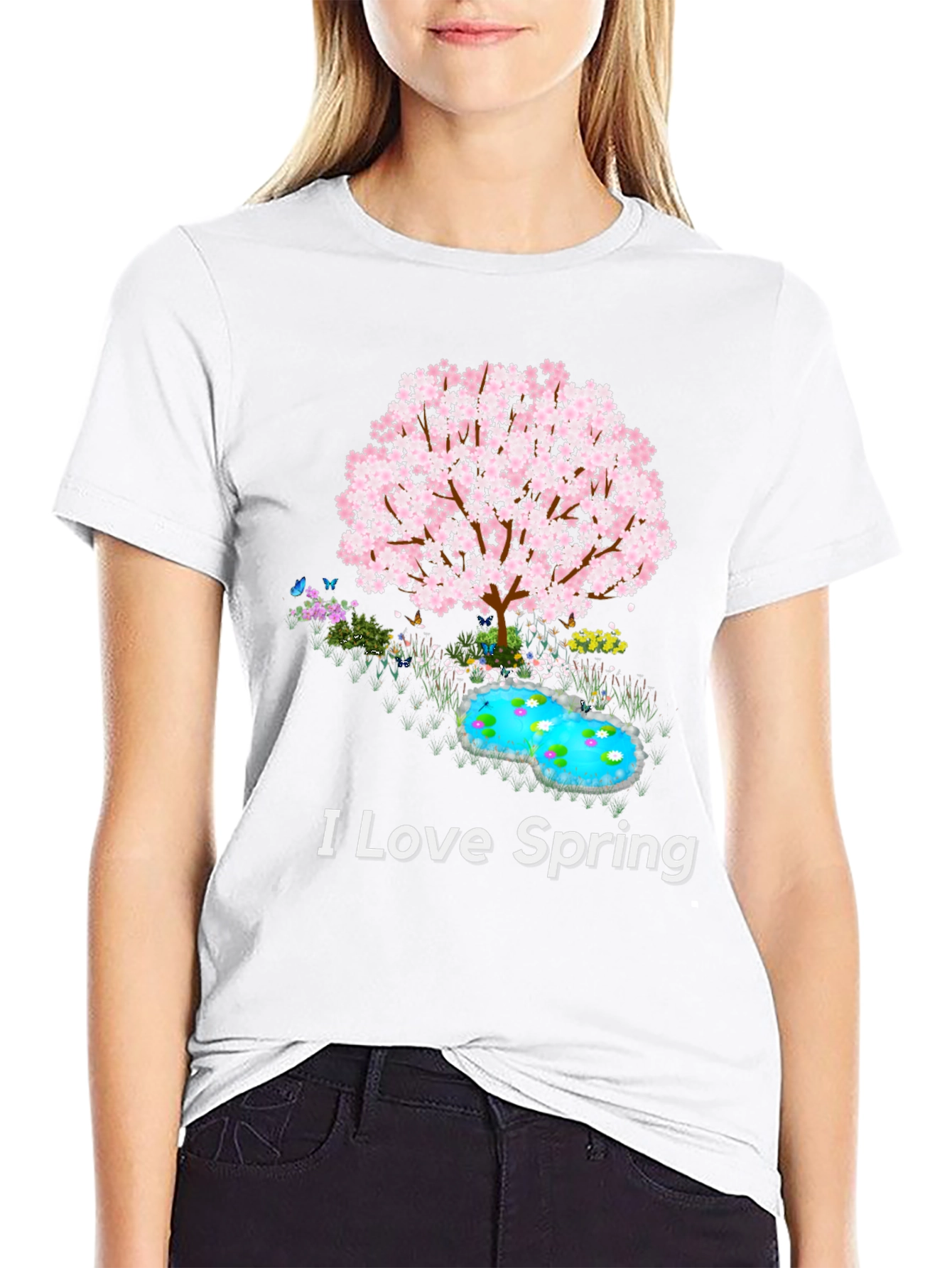 I Love Spring Graphic T-Shirt