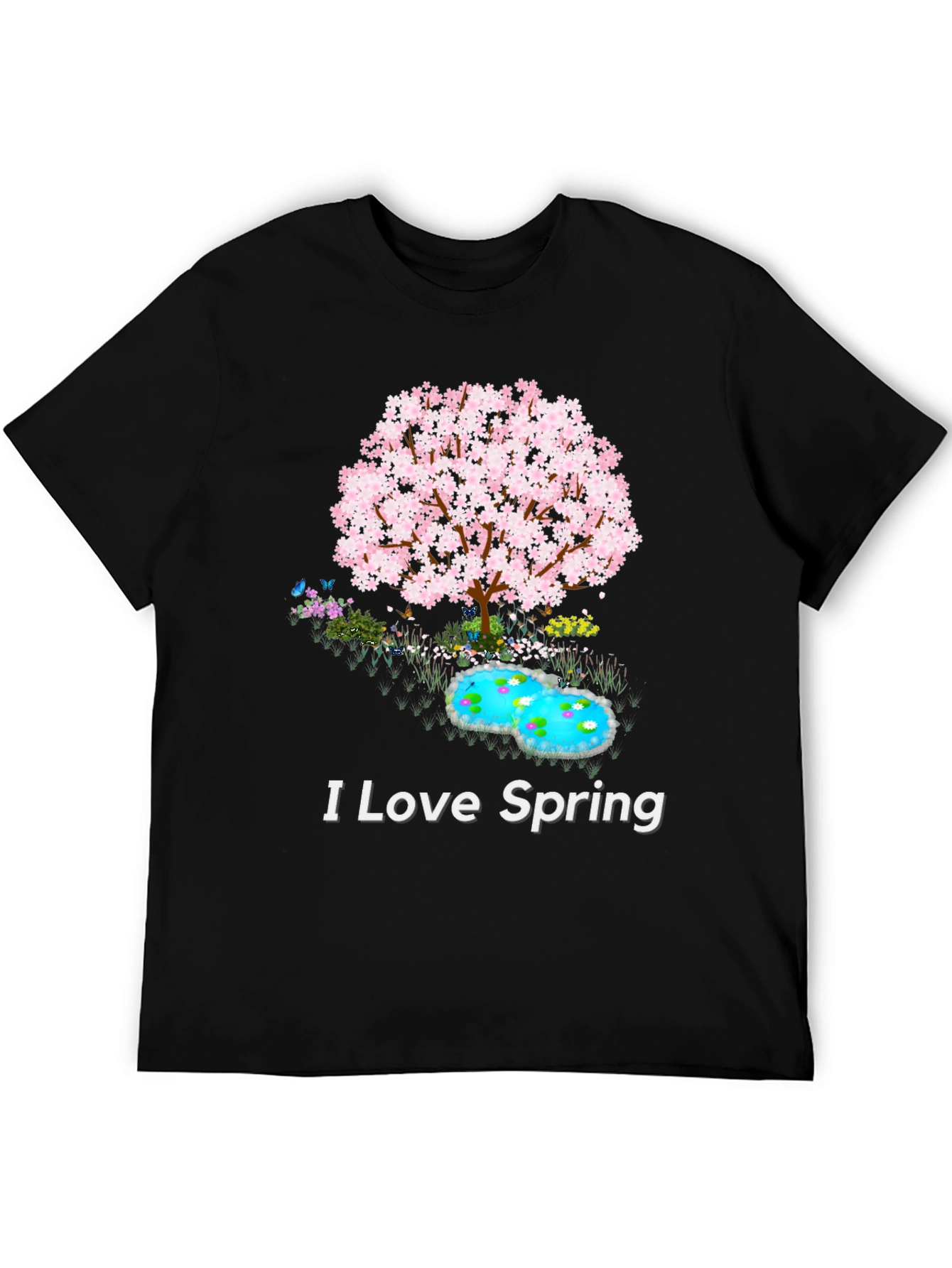 I Love Spring Graphic T-Shirt