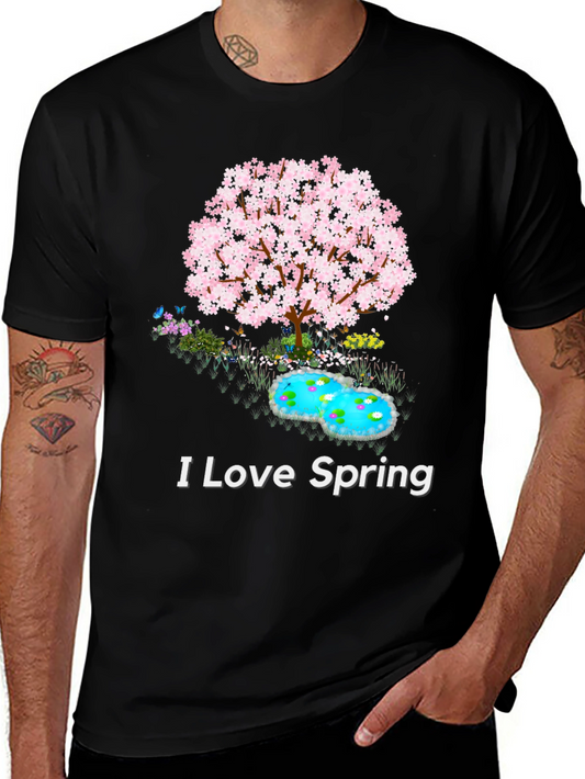 I Love Spring Graphic T-Shirt