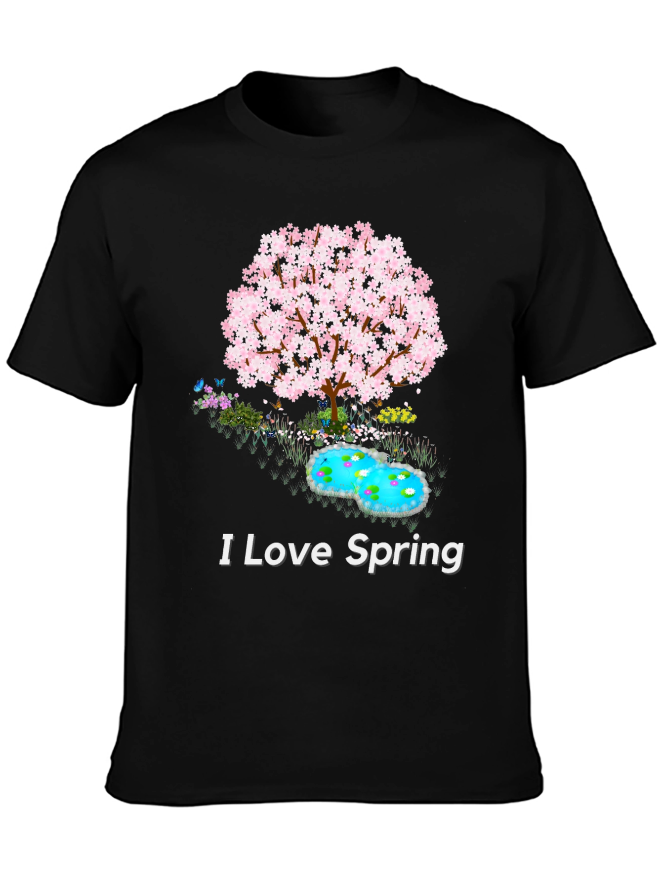 I Love Spring Graphic T-Shirt