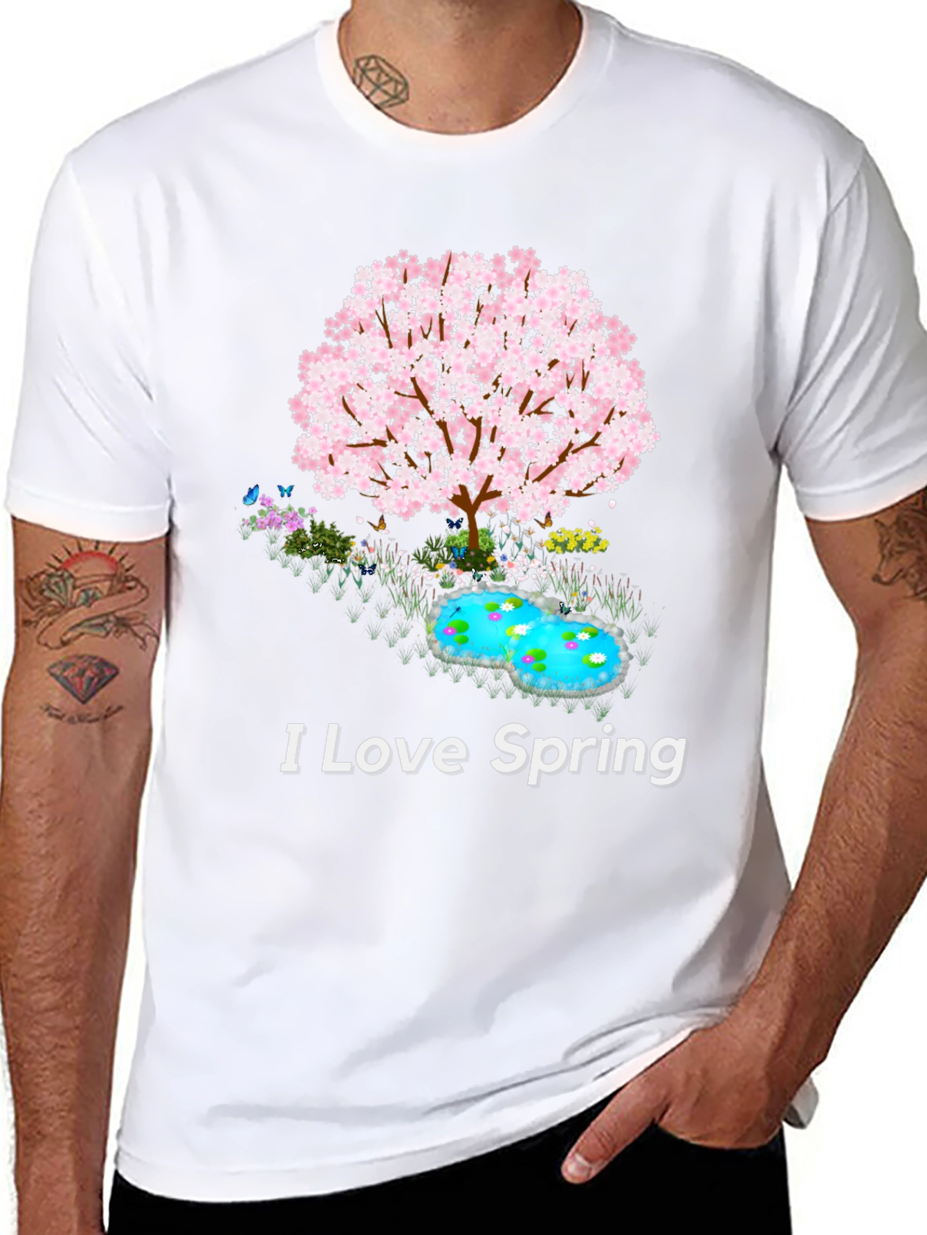 I Love Spring Graphic T-Shirt