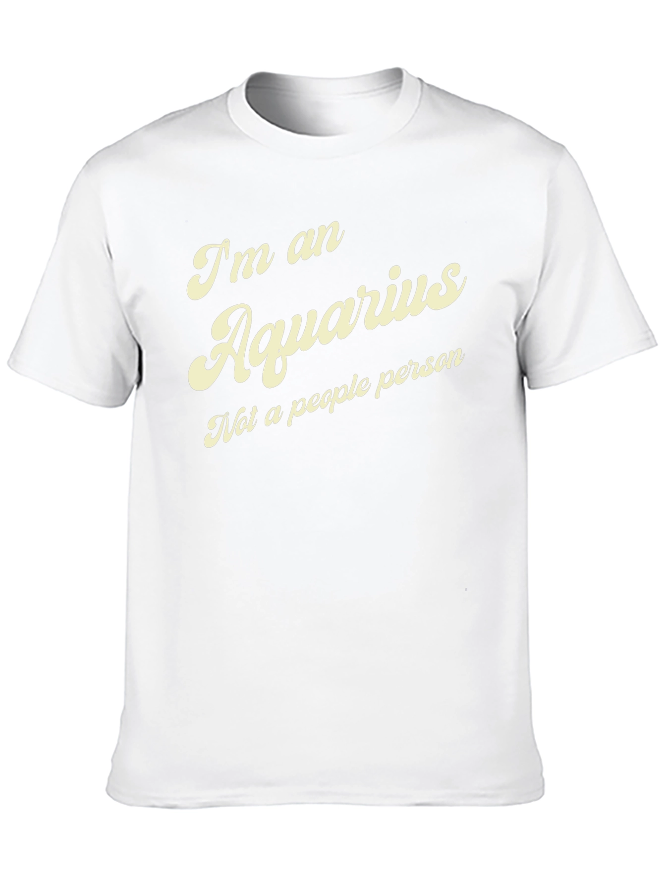 Aquarius Zodiac T-Shirt - Not a People Person