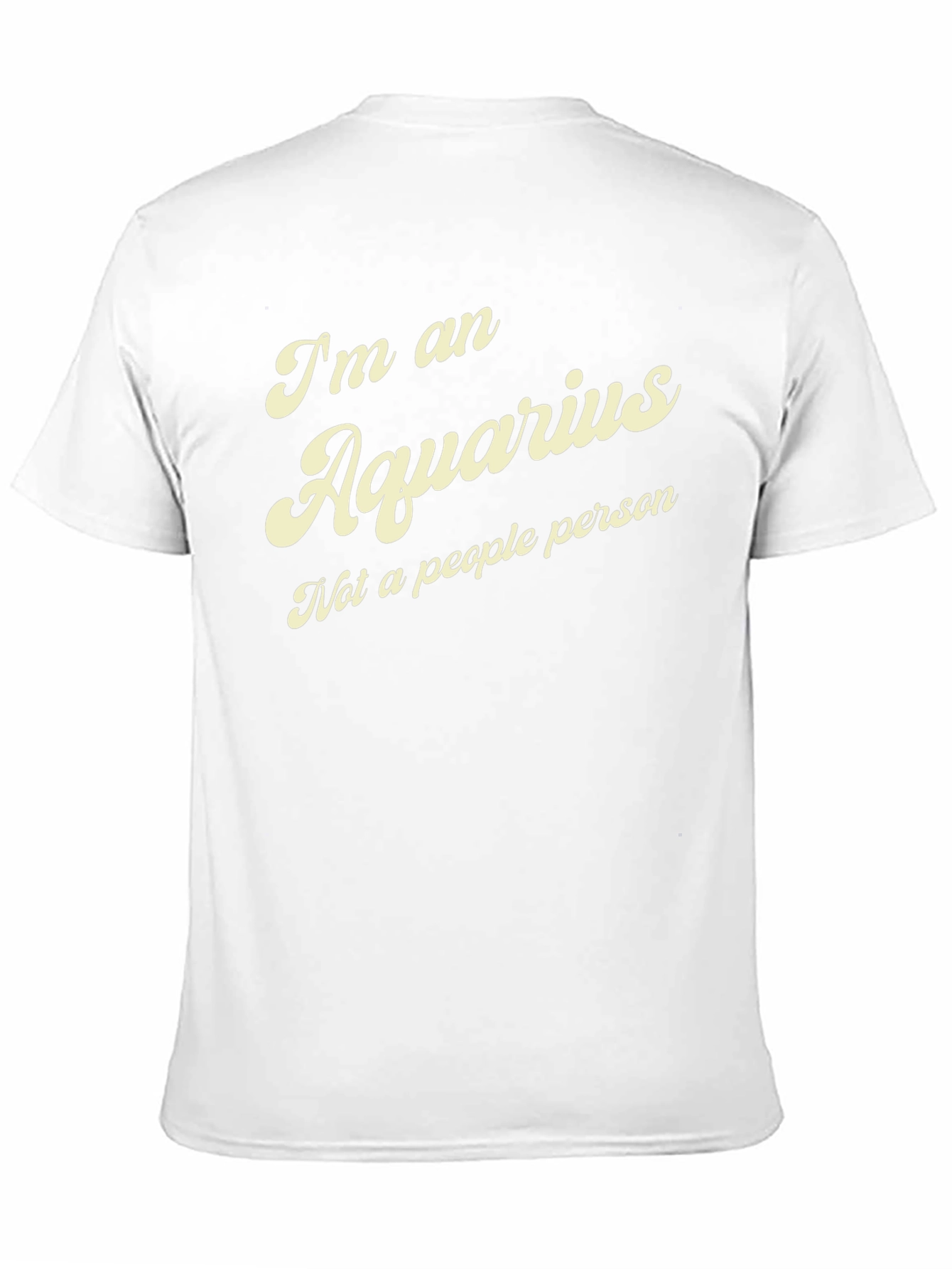 Aquarius Zodiac T-Shirt - Not a People Person