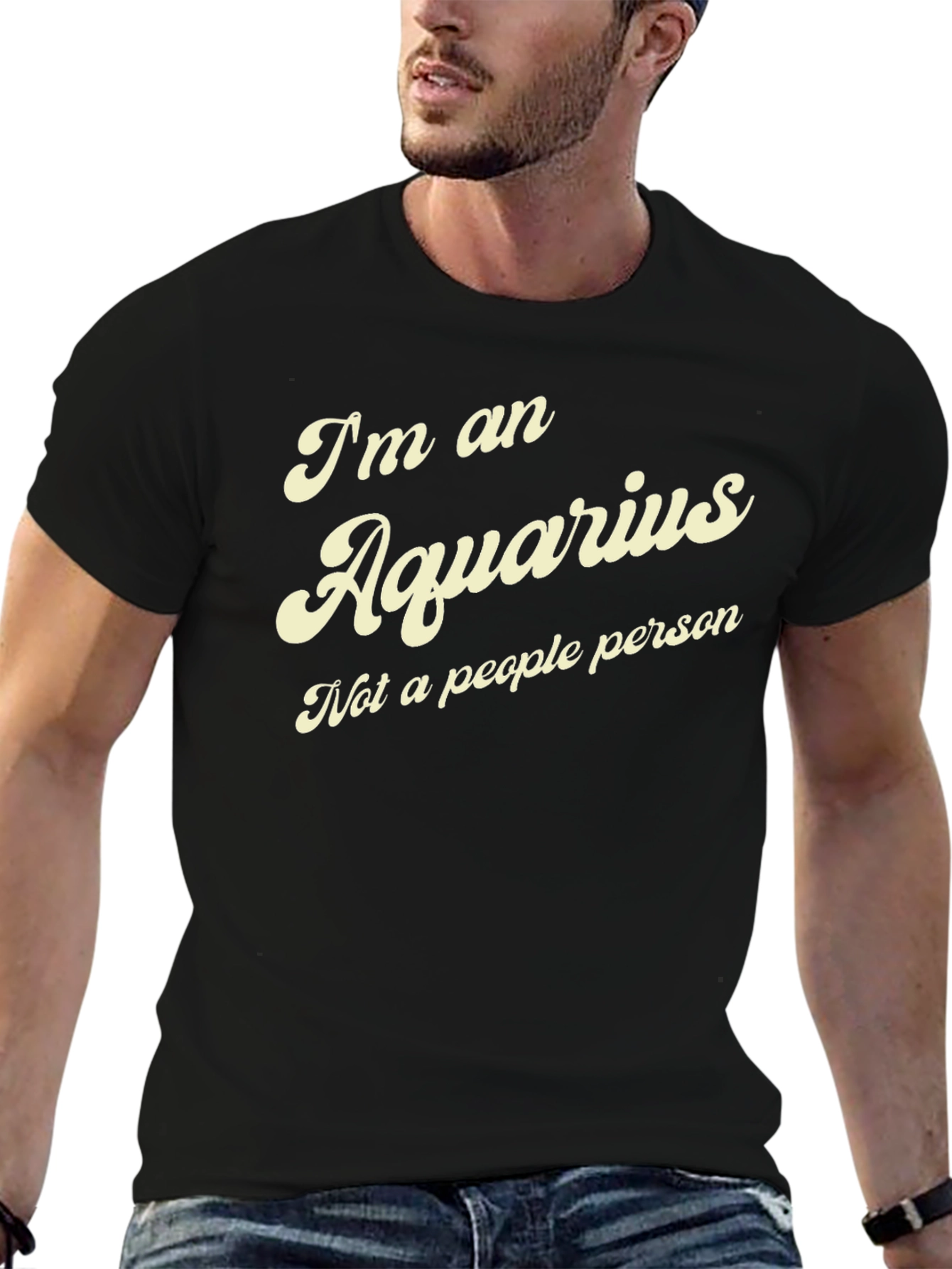 Aquarius Zodiac T-Shirt - Not a People Person