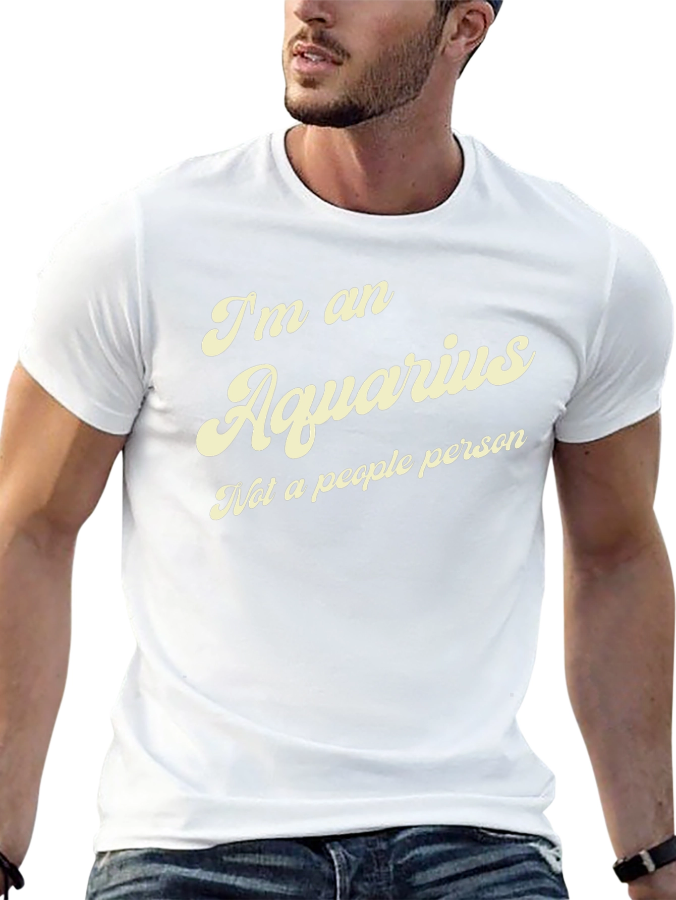 Aquarius Zodiac T-Shirt - Not a People Person