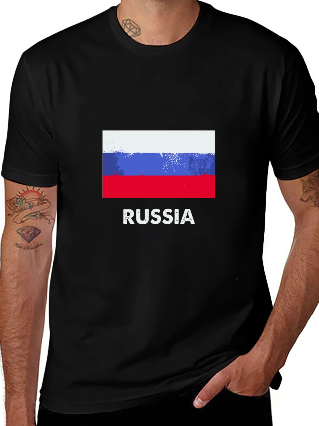 Russia Flag T-Shirt - Patriotic Pride