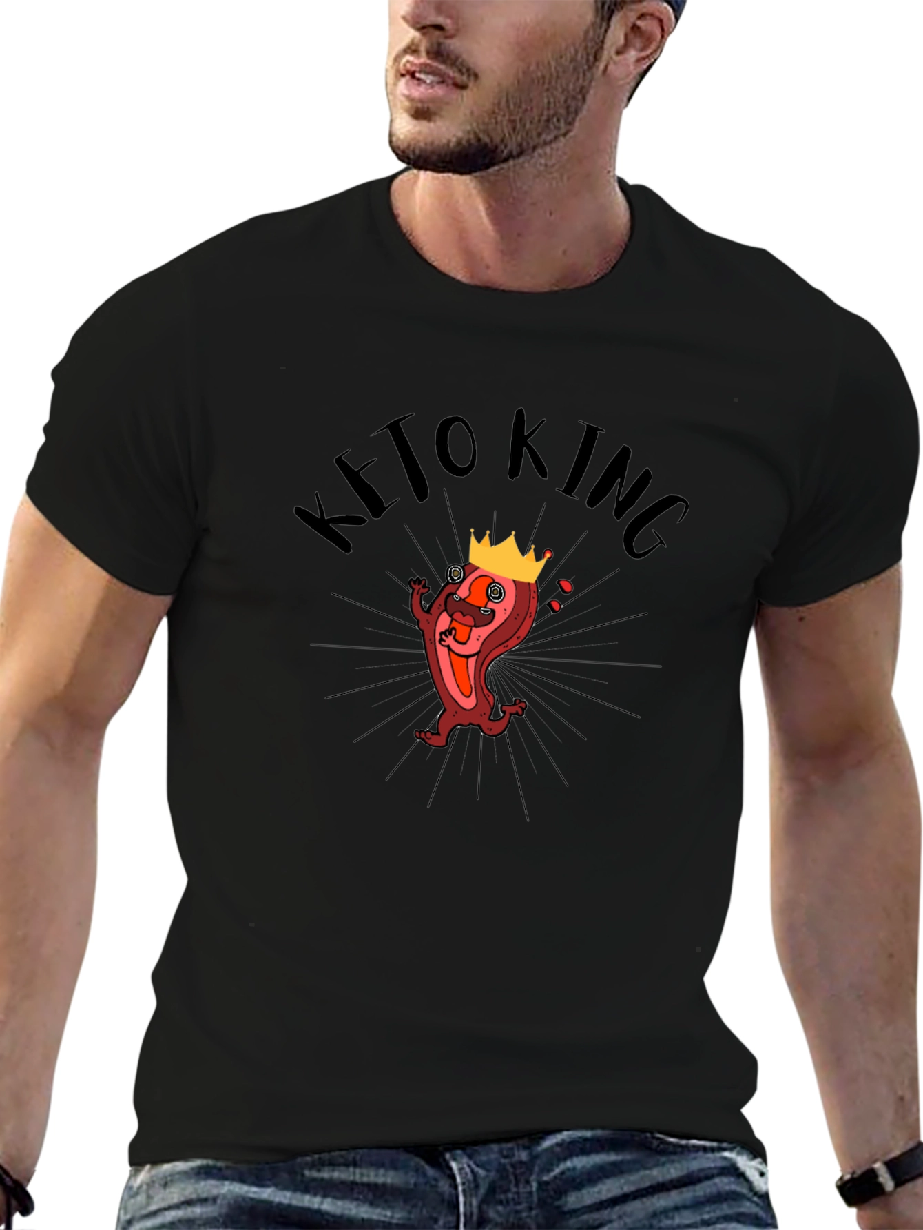 Keto King Black T-Shirt
