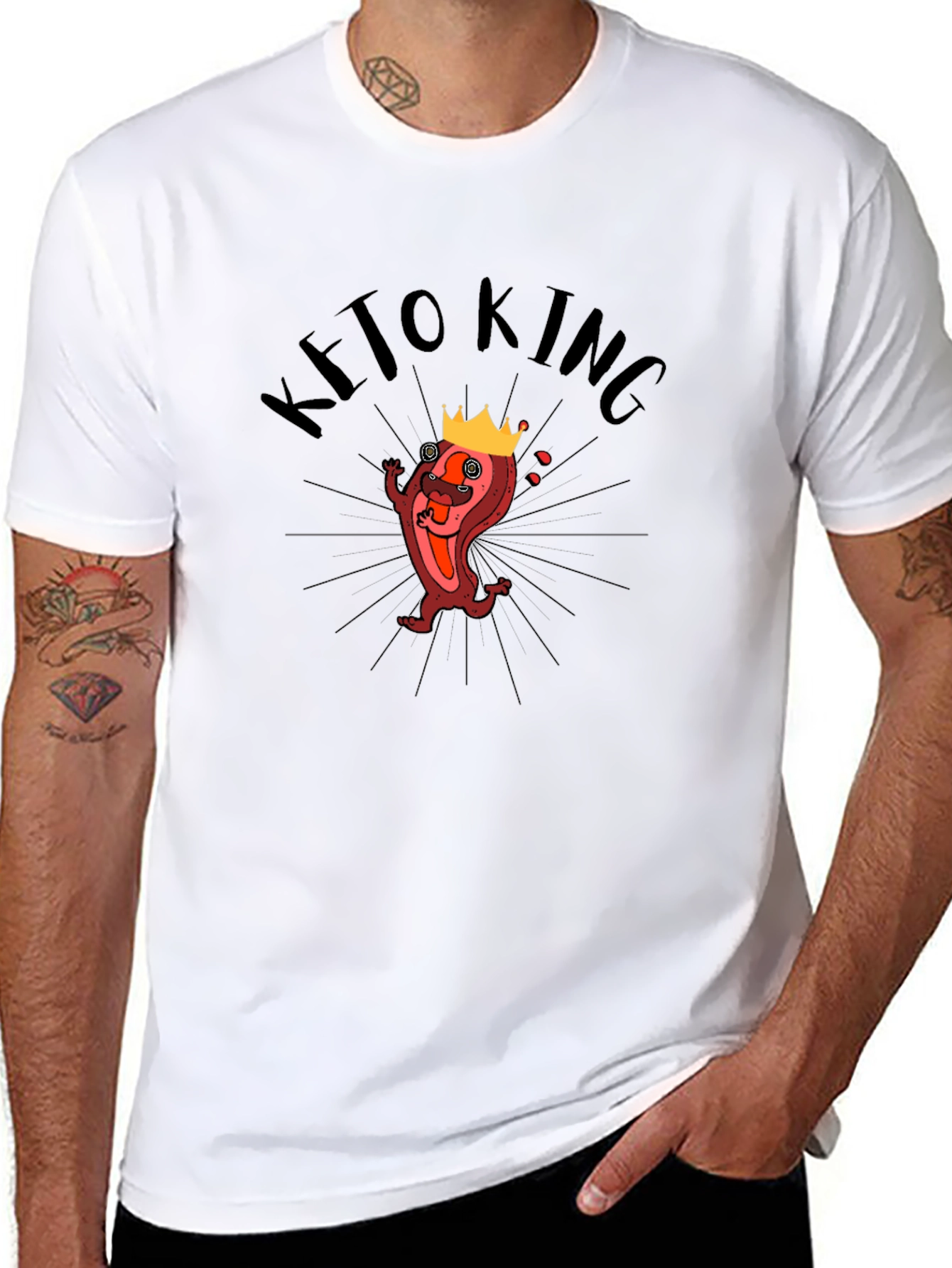 Keto King Black T-Shirt